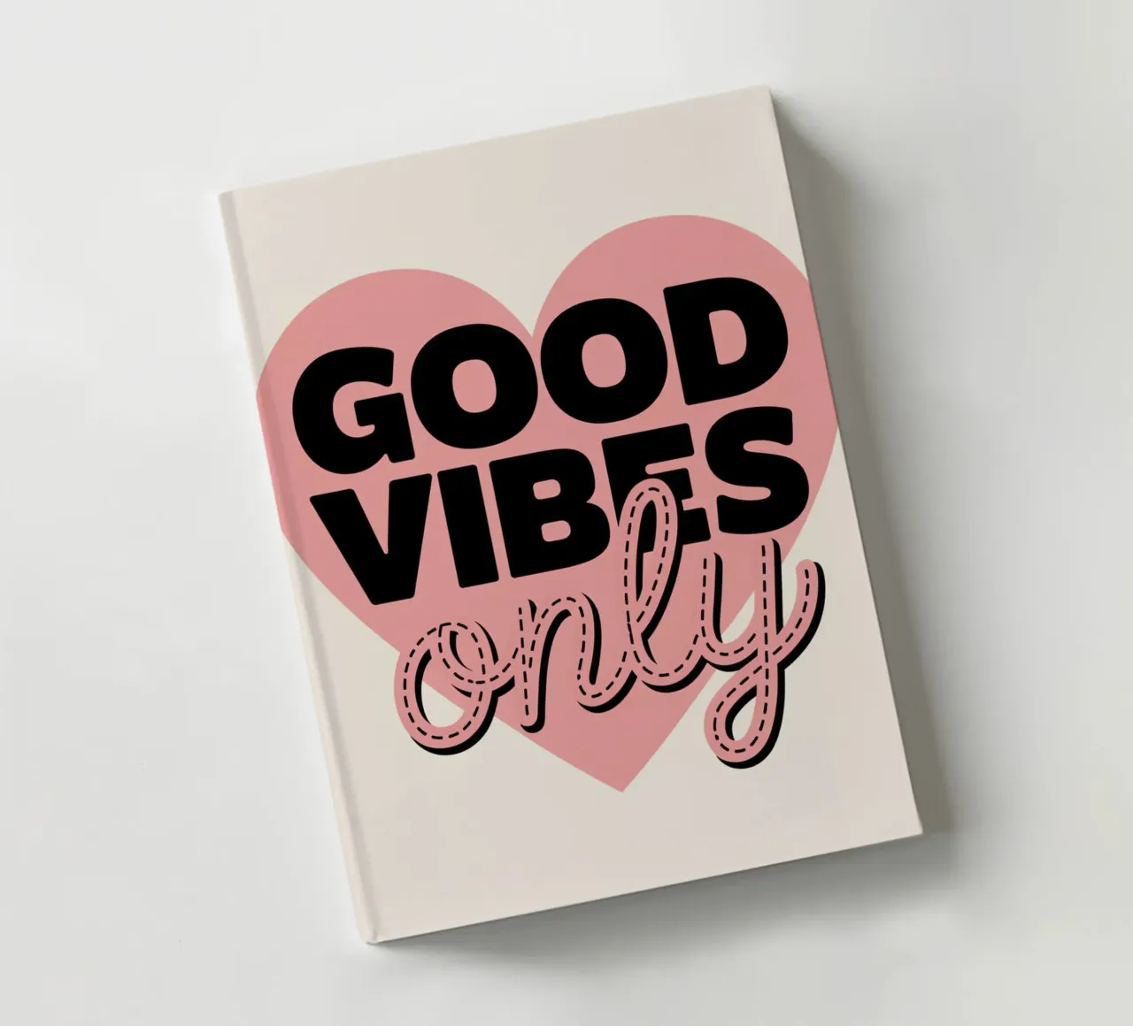 GOOD VIBES ONLY notebook by logic