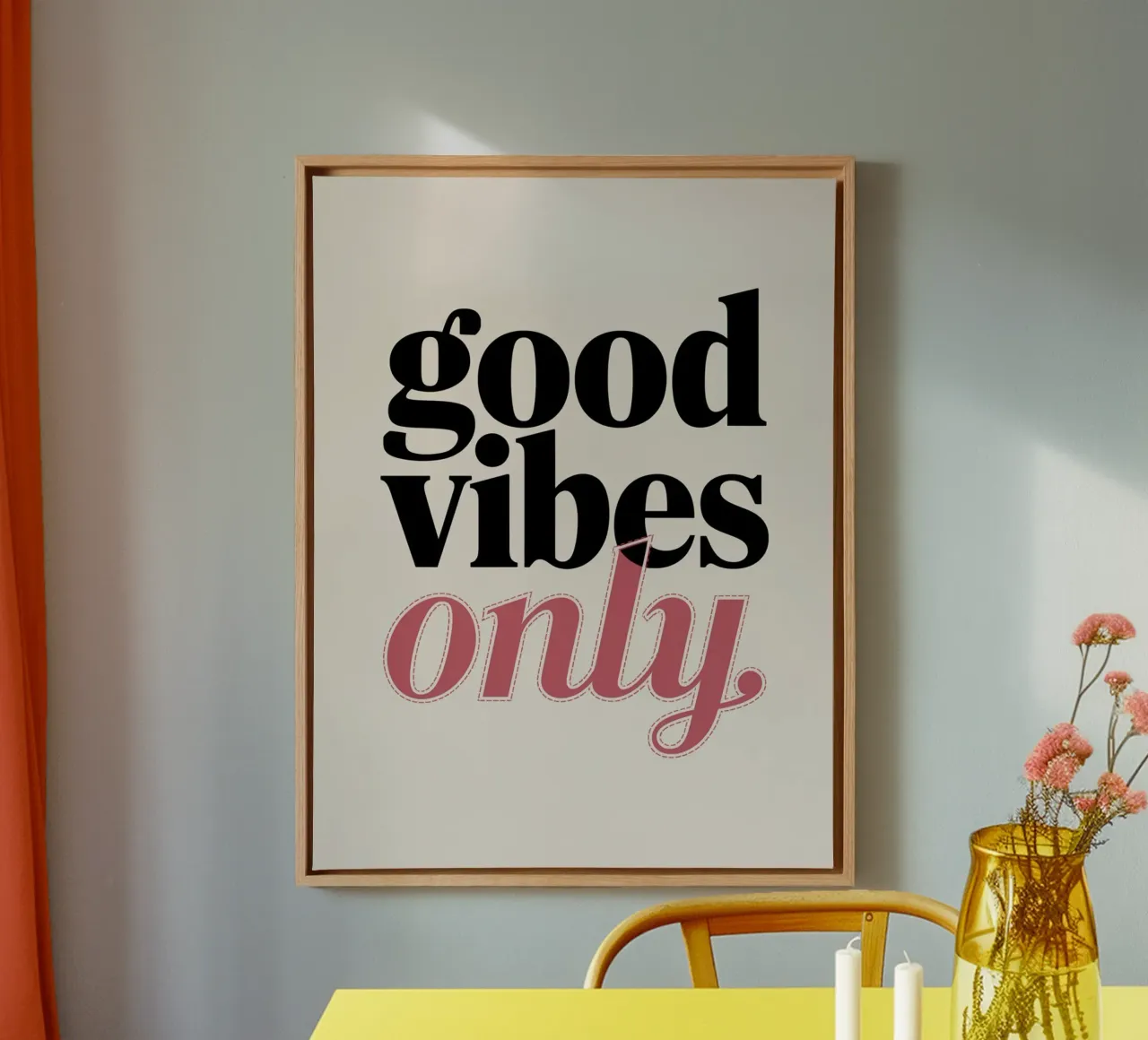 ALLEEN GOEDE VIBRATIES canvas van logic