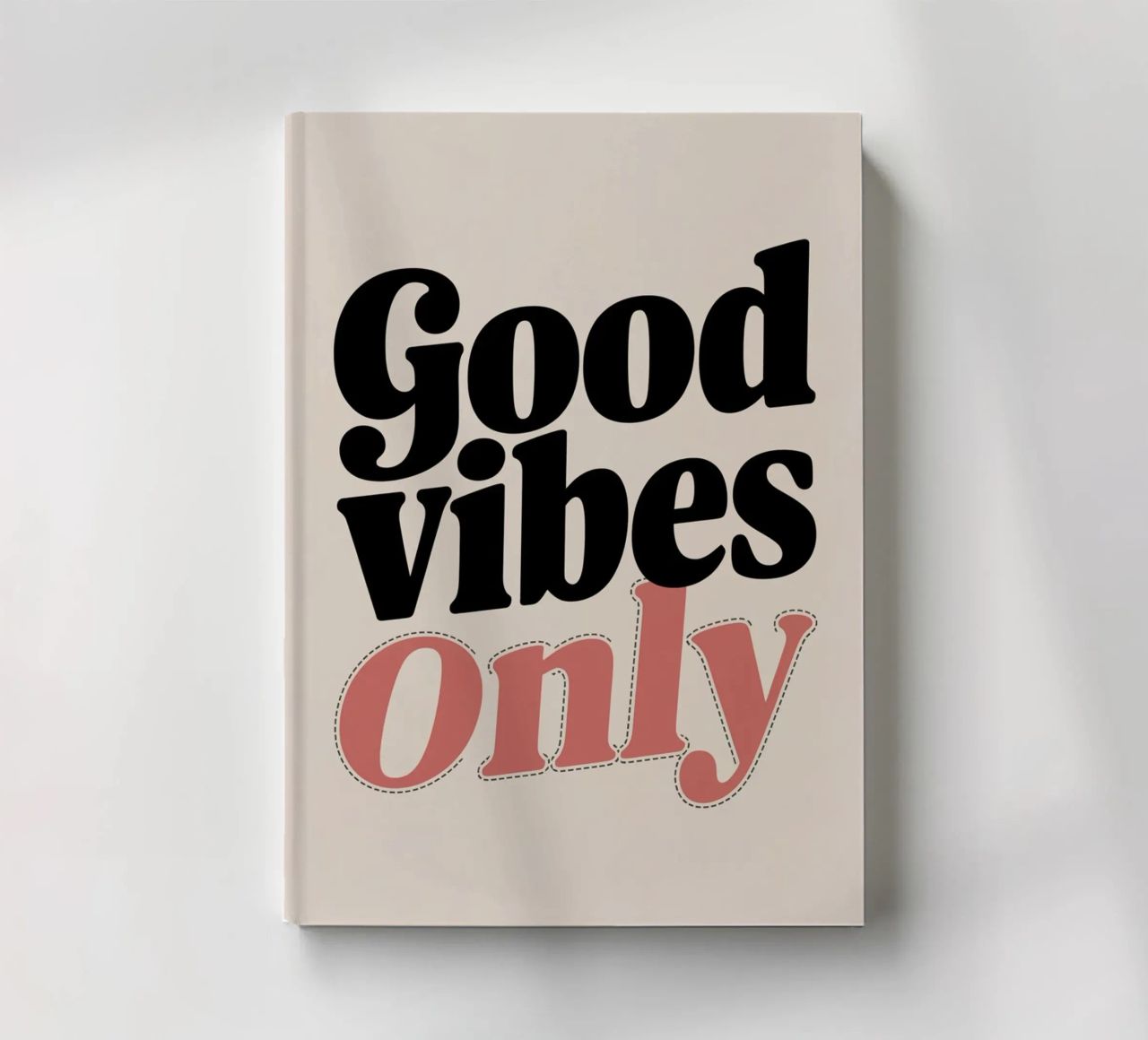 GOOD VIBES ONLY notebook by logic