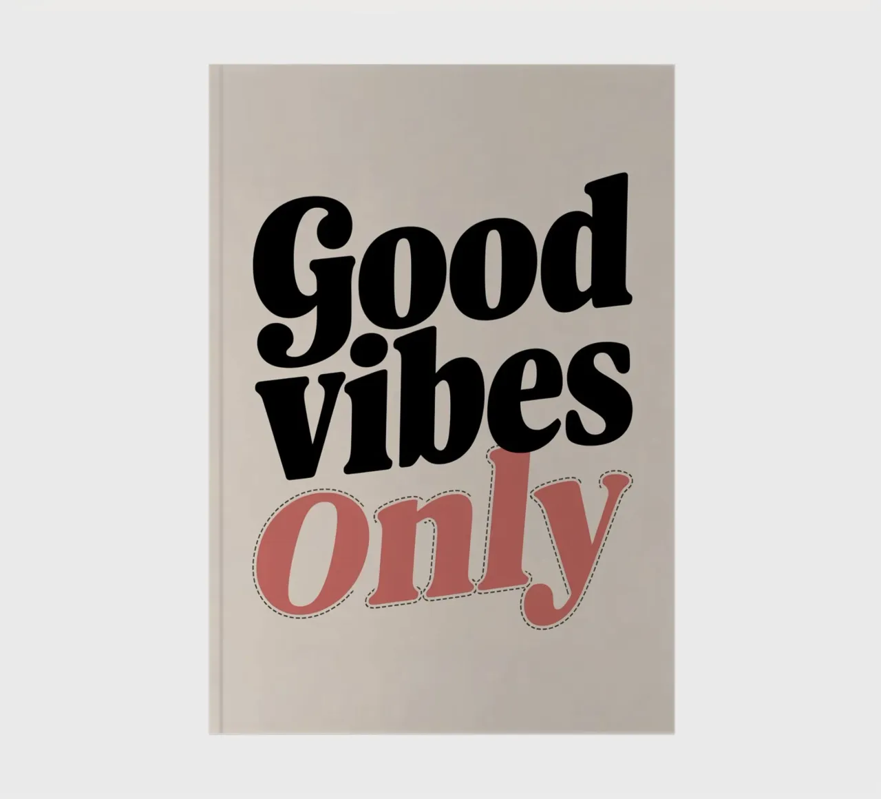 ALLEEN GOEDE VIBRATIES notitieboek van logic