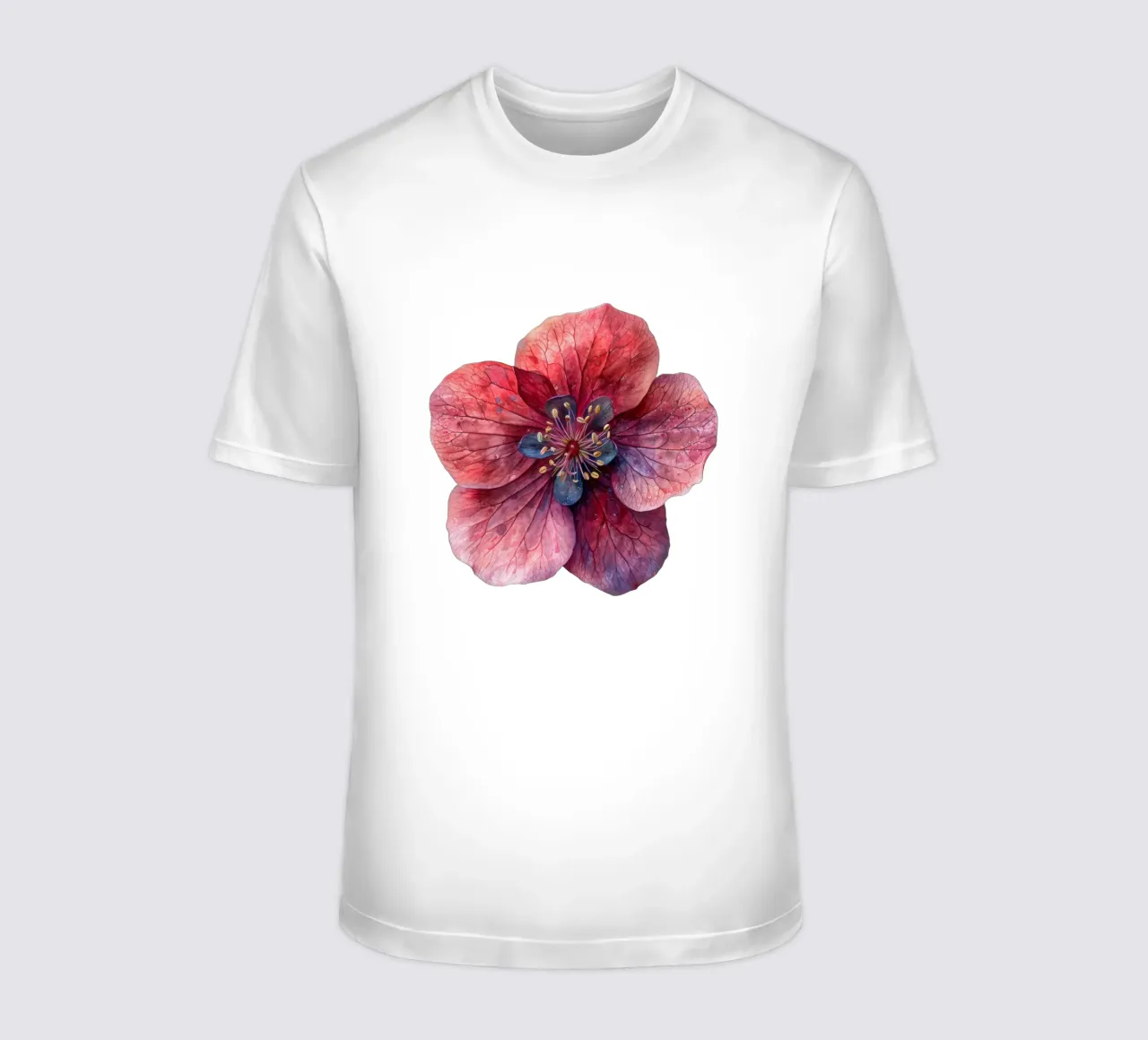 Campanillas de coral Flor 1 camiseta de Bold Blooms