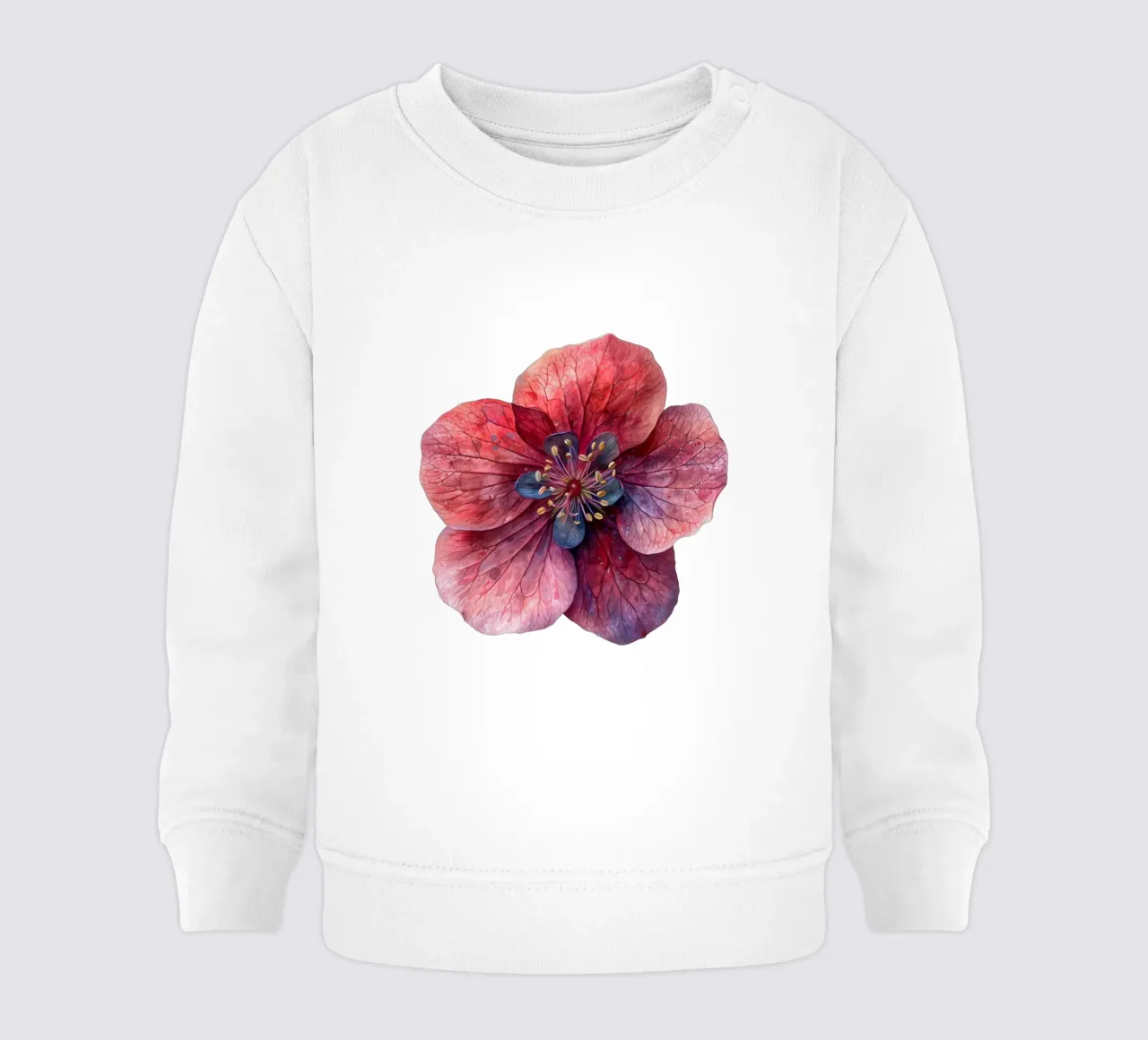 Campane di corallo Fiore 1 felpa neonato da Bold Blooms