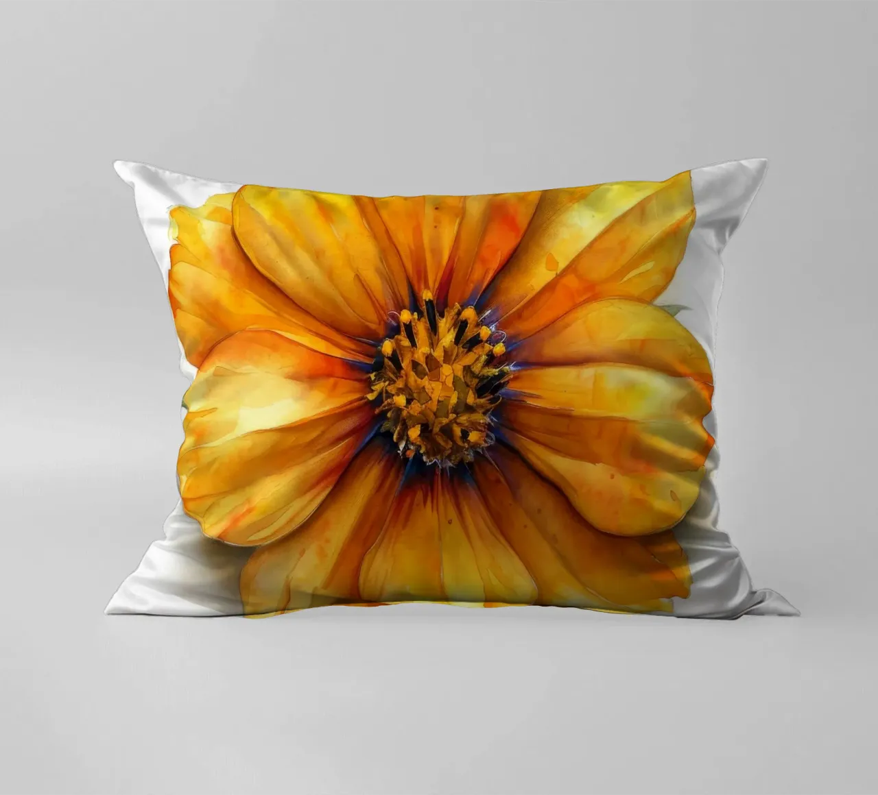 Fiore di coreopsis 2 cuscino da Bold Blooms