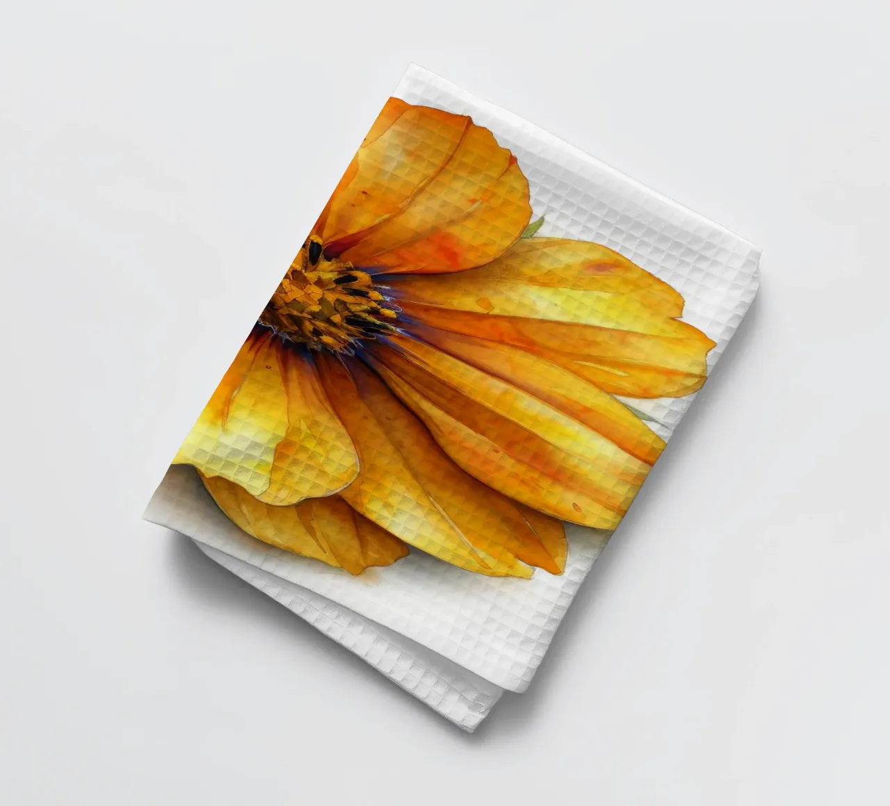 Fiore di coreopsis 2 canovaccio da cucina da Bold Blooms