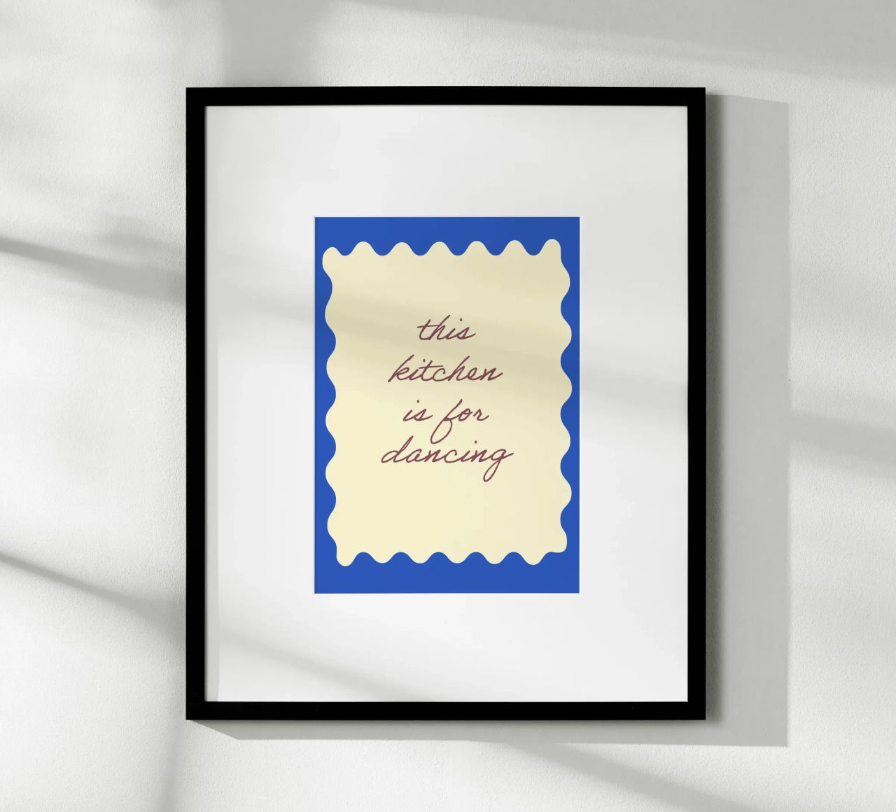 This kitchen is for dancing Poster von Poster Print Studio