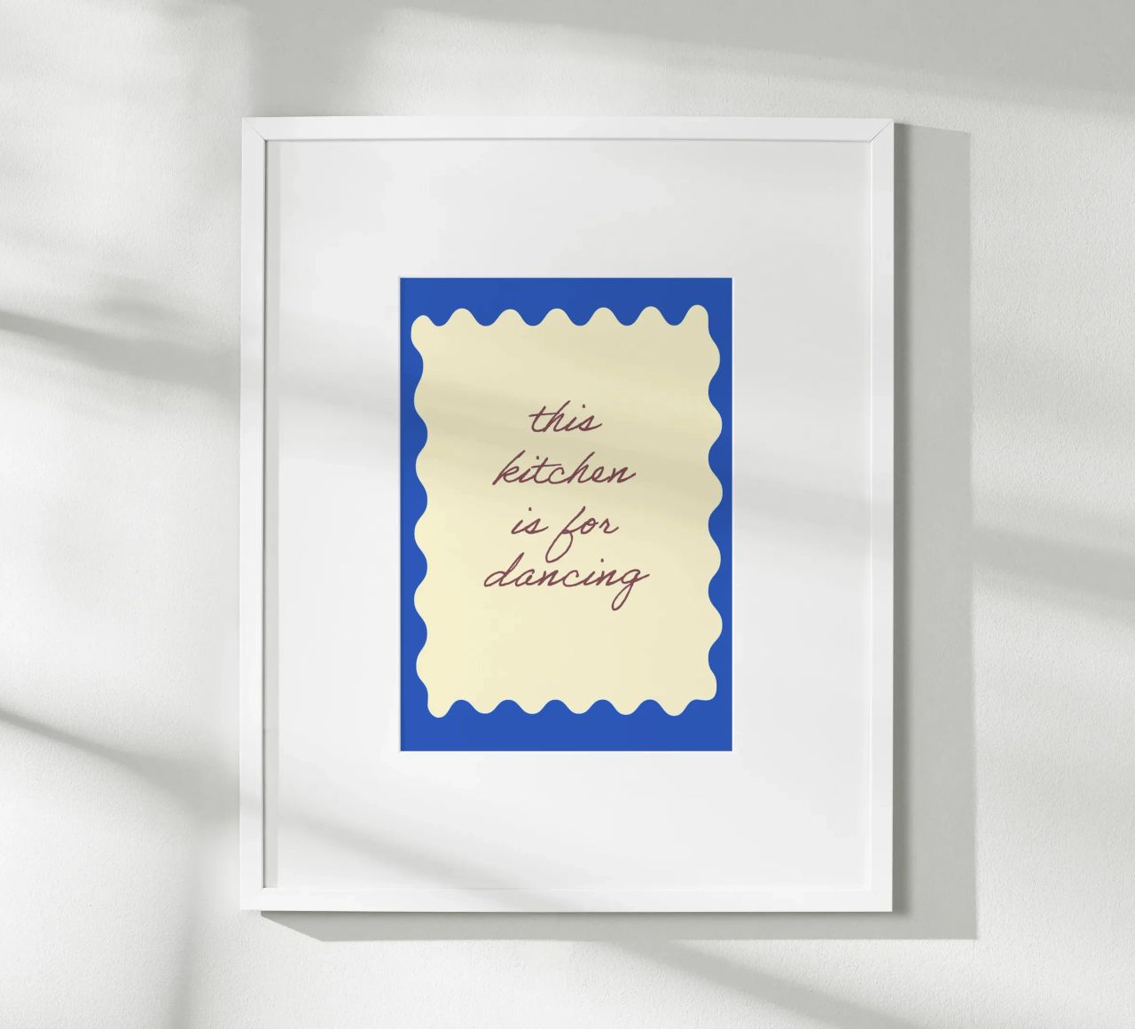 This kitchen is for dancing Poster von Poster Print Studio