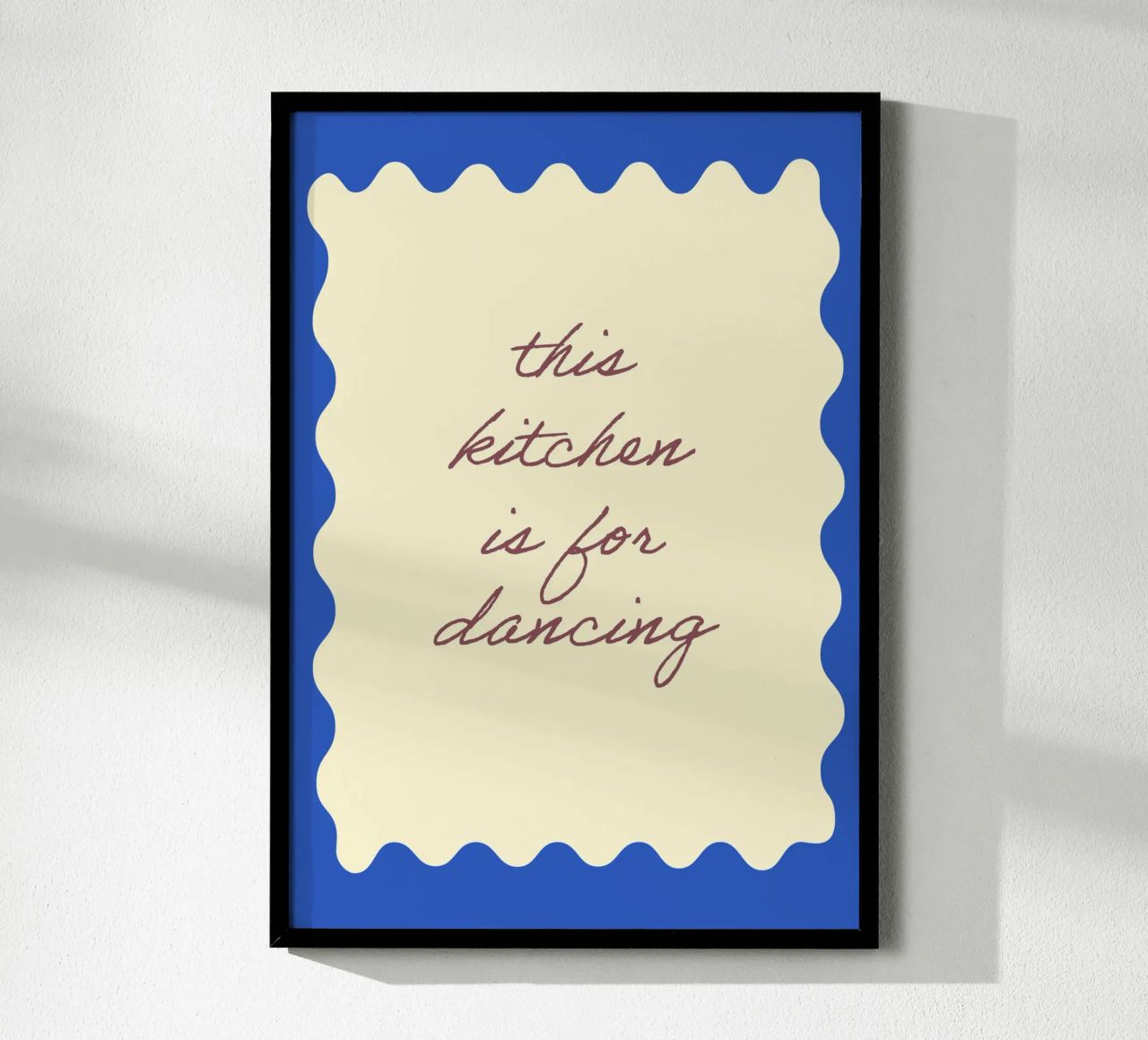 This kitchen is for dancing Poster von Poster Print Studio