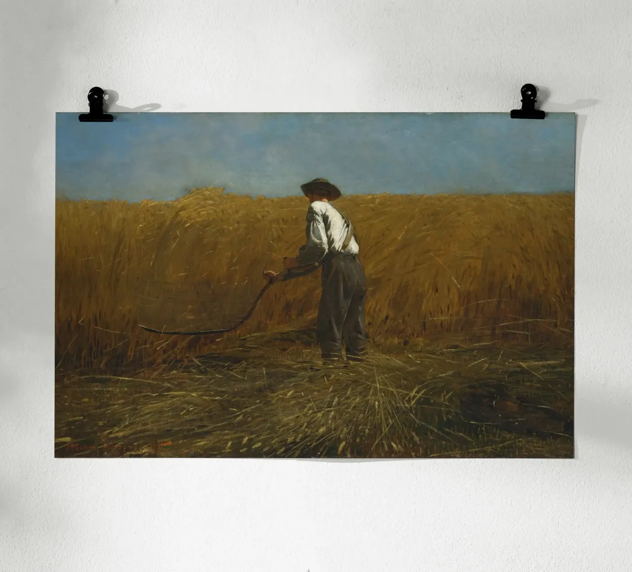Winslow Homer - The Veteran in a New Field hahnemühle by William Store