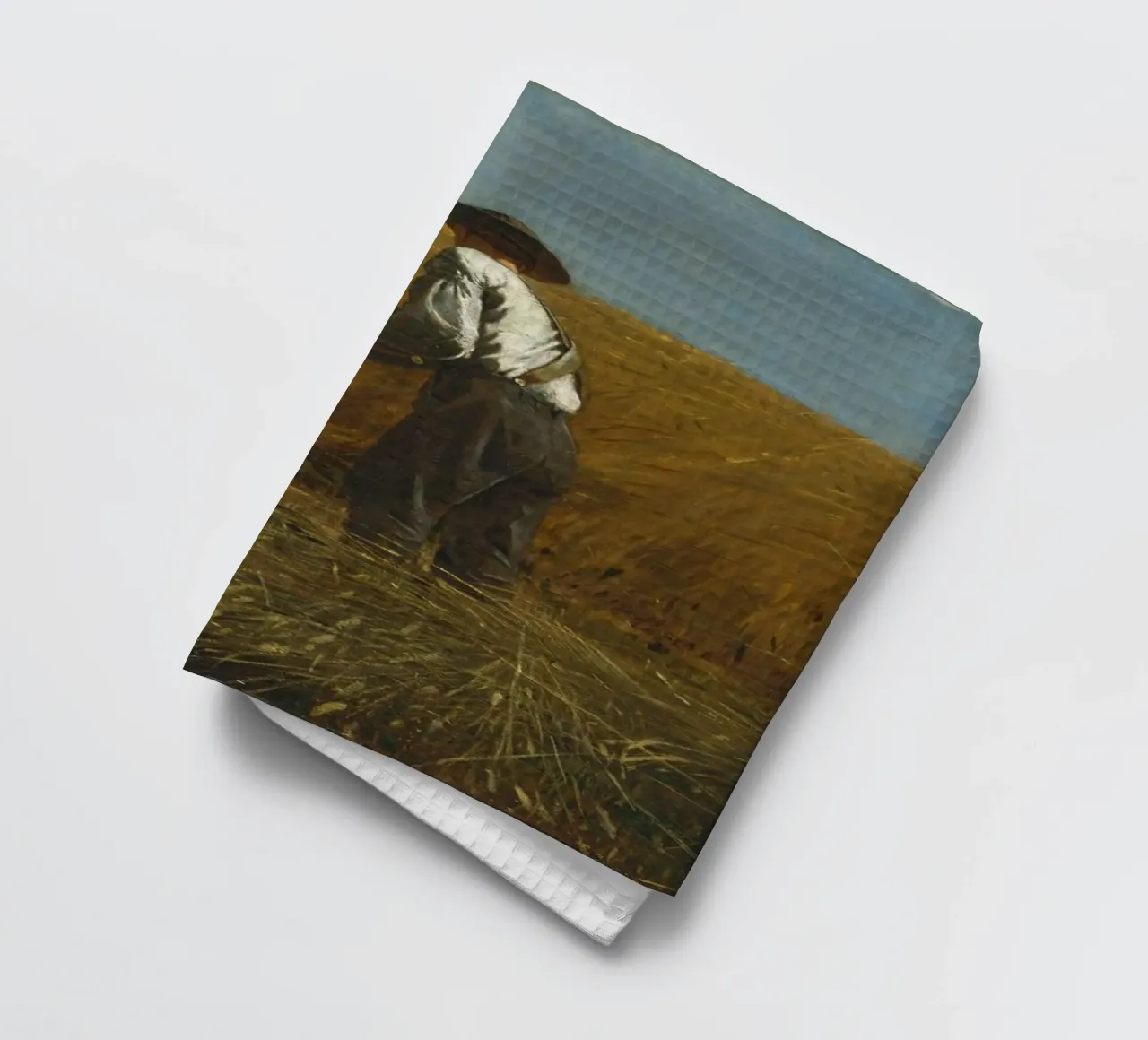 Winslow Homer - The Veteran in a New Field tea towel by William Store