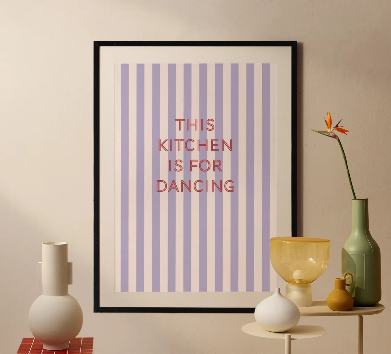 This Kitchen poster con marco de aluminio de Poster Print Studio