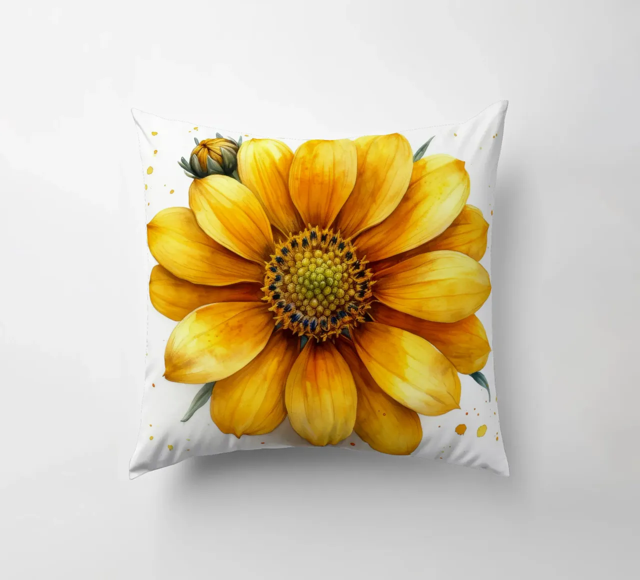 Fiore di coreopsis 3 cuscino da Bold Blooms