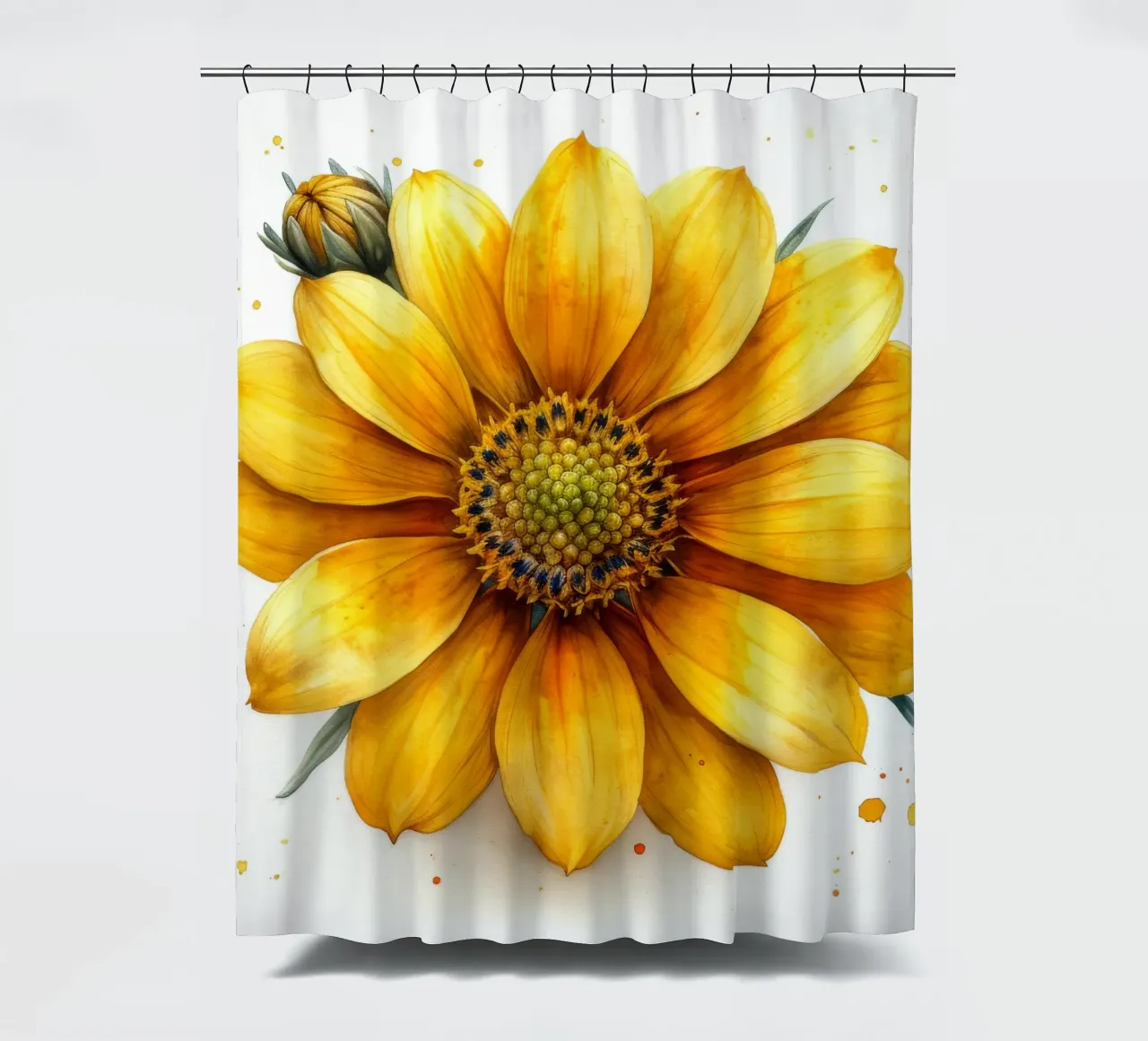 Fiore di coreopsis 3 tenda da doccia da Bold Blooms