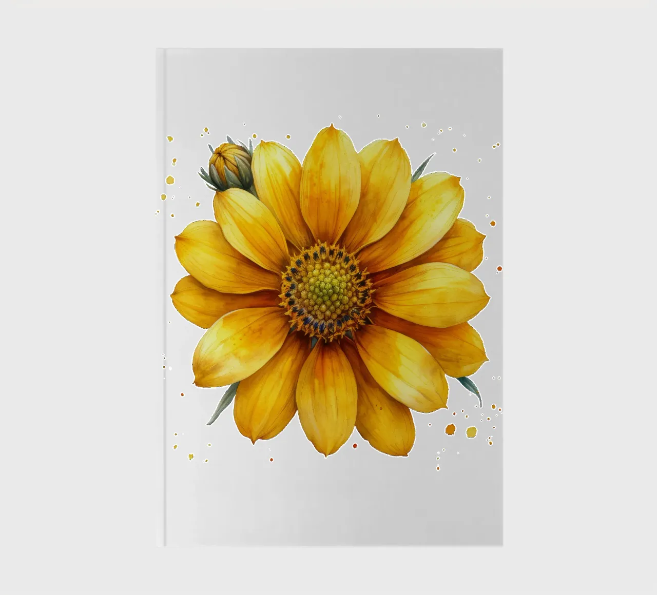Coreopsis Flower 3 notebook by Bold Blooms