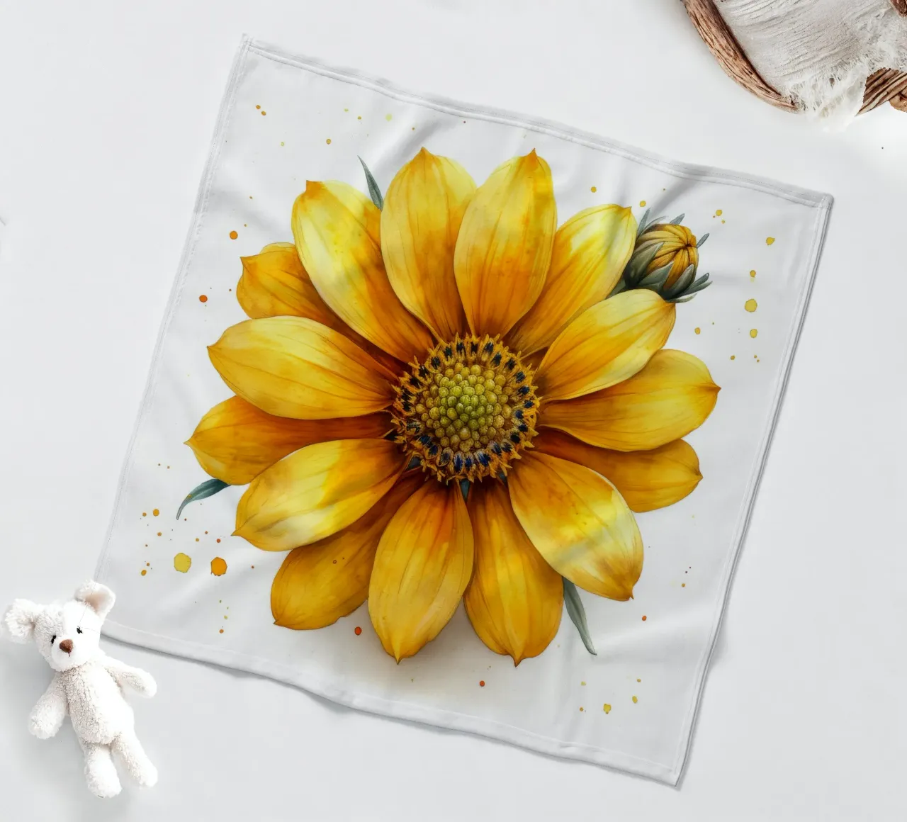 Fiore di coreopsis 3 coperta in pile da Bold Blooms