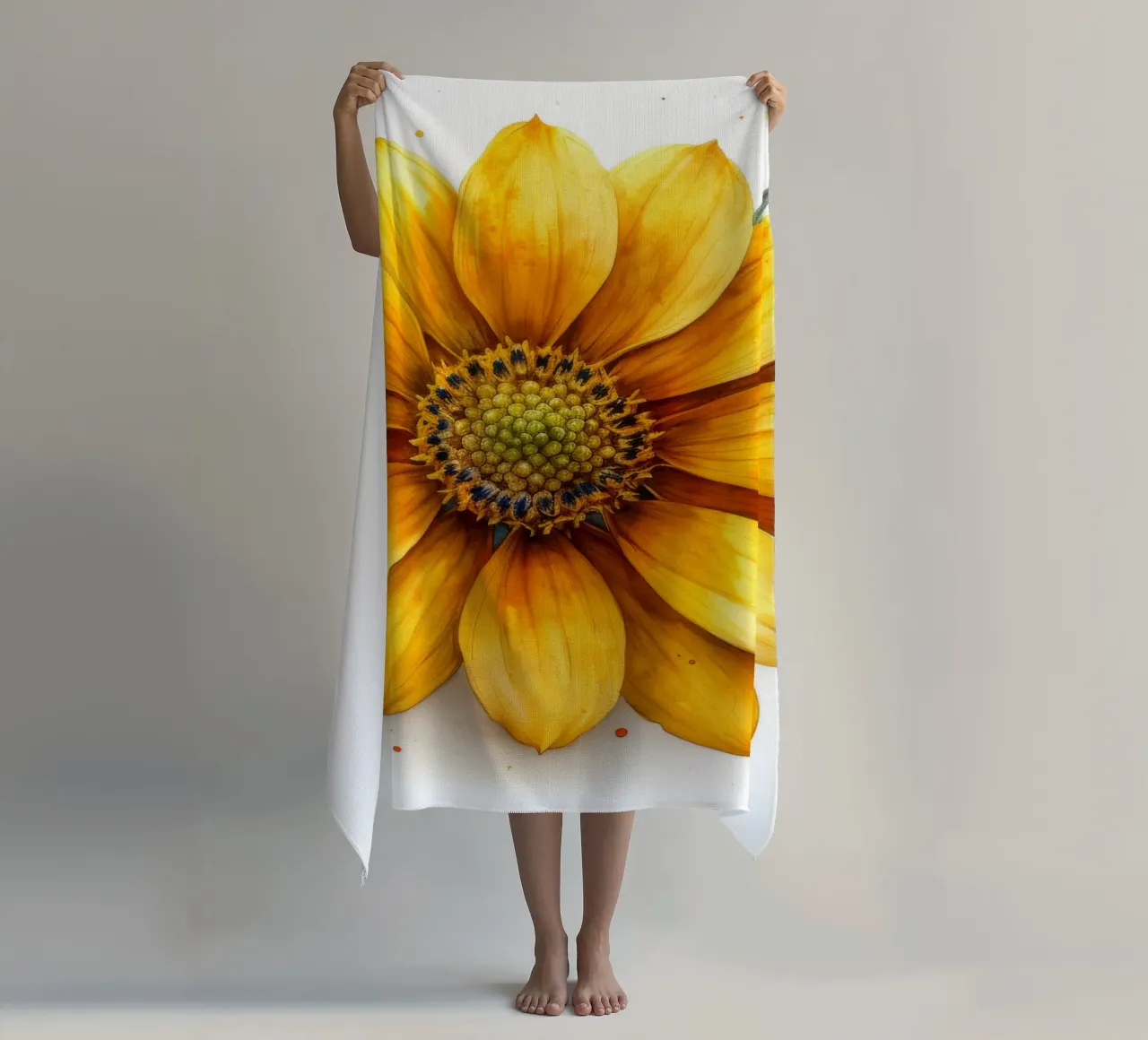 Fiore di coreopsis 3 telo mare da Bold Blooms