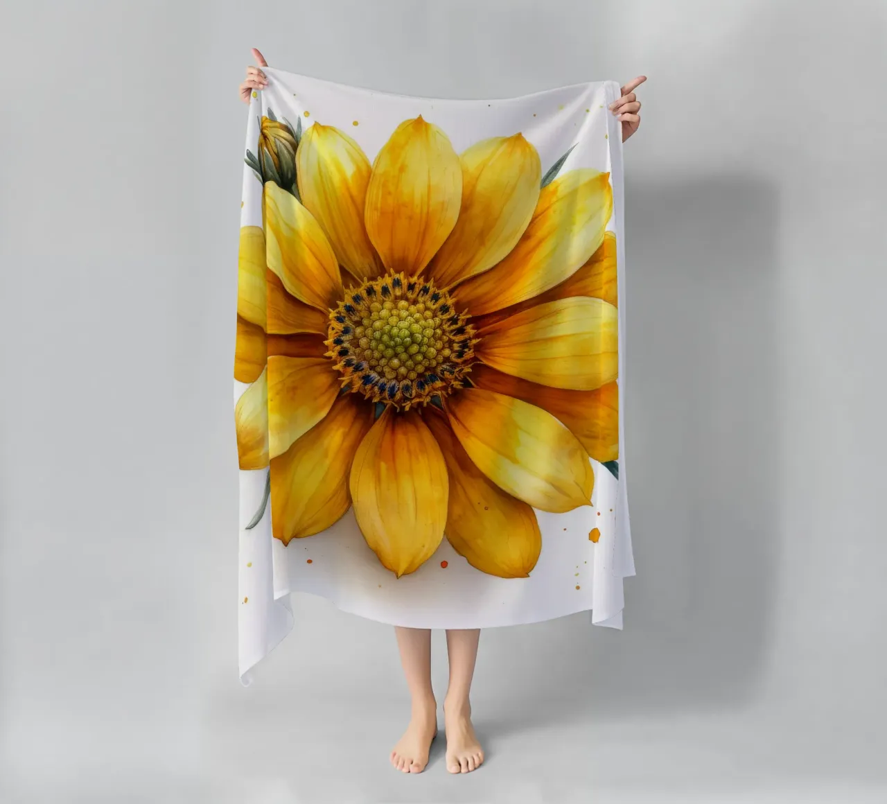 Fiore di coreopsis 3 telo mare da Bold Blooms