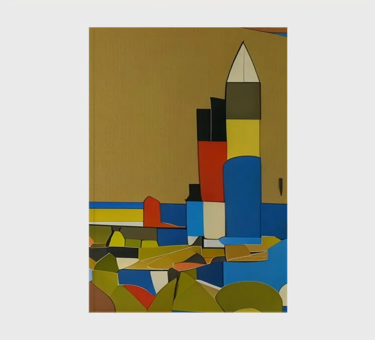 Skyline Francoforte sul Meno _2 diario da Abstract Art by LK