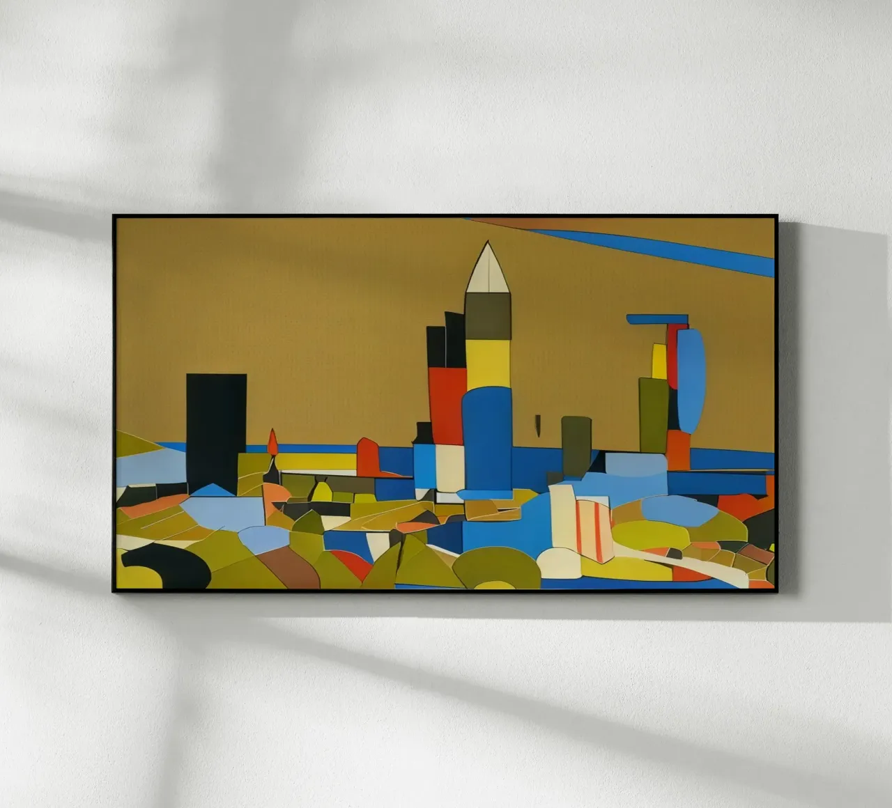 Skyline Francoforte sul Meno _2 plexiglass da Abstract Art by LK