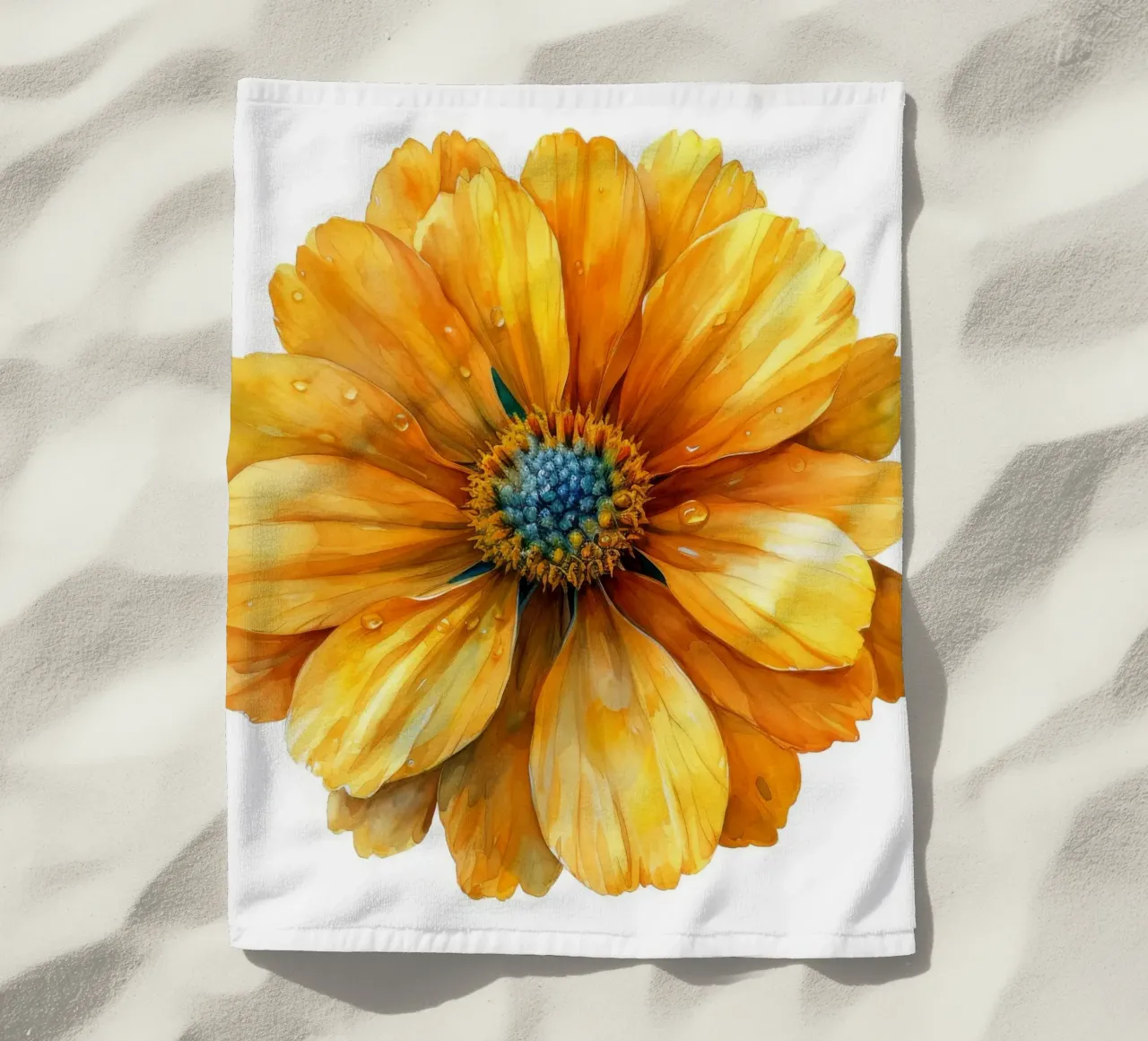 Fiore di coreopsis 4 telo mare da Bold Blooms