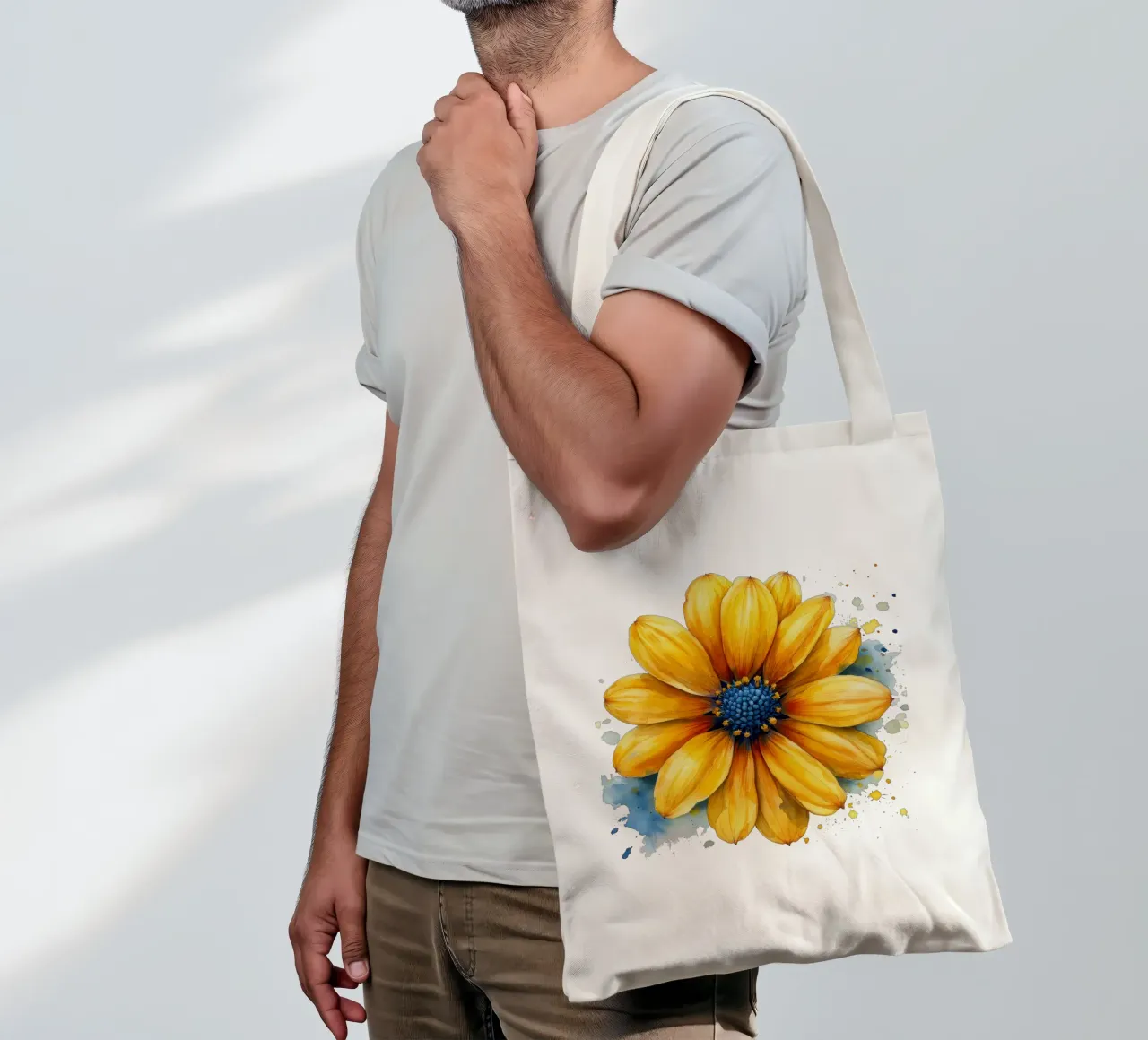 Coreopsis fiore 1 borsa in juta da Bold Blooms
