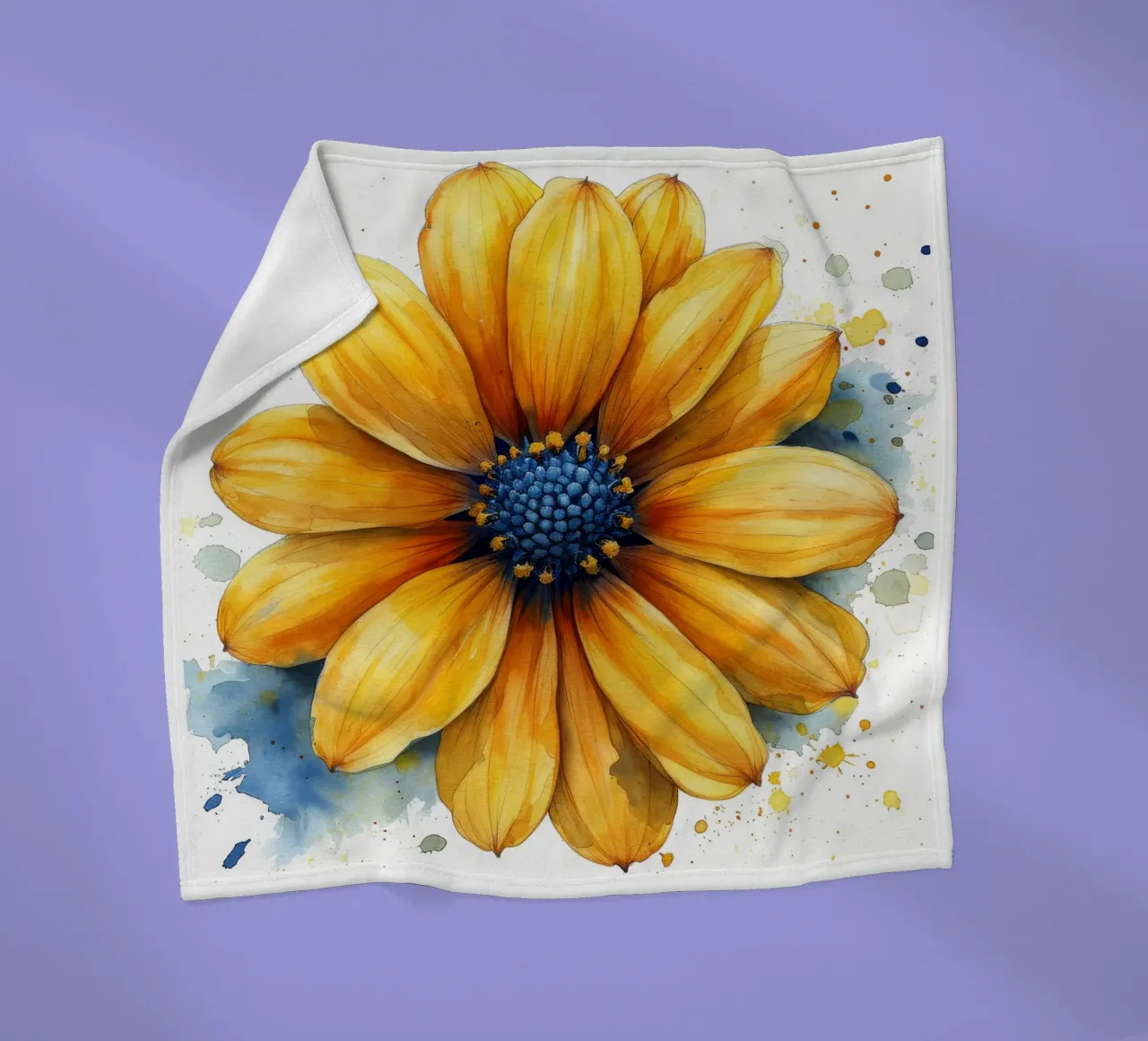 Coreopsis fiore 1 coperta in pile da Bold Blooms