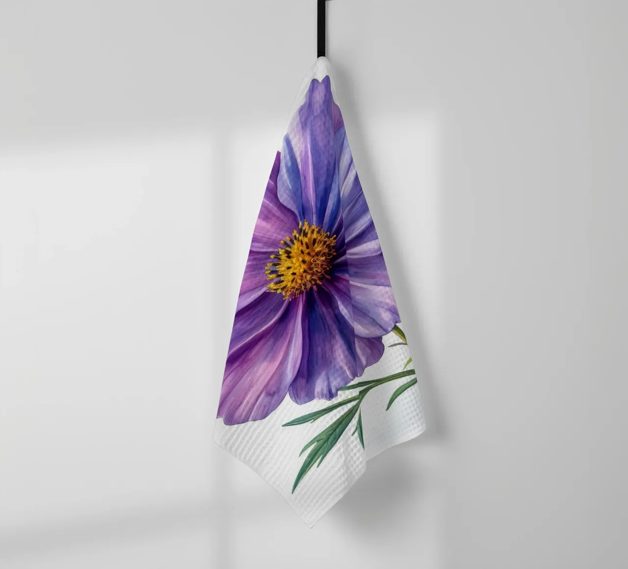 Cosmos Flower 2 tea towel by Bold Blooms