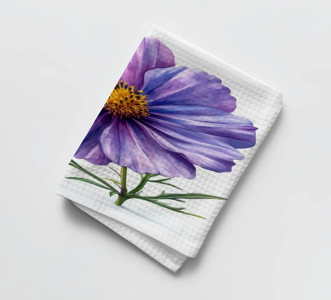 Cosmos Flower 2 tea towel by Bold Blooms