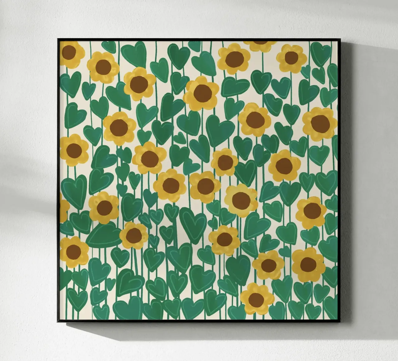 Sunflowers acrylic glass by GigiRosado