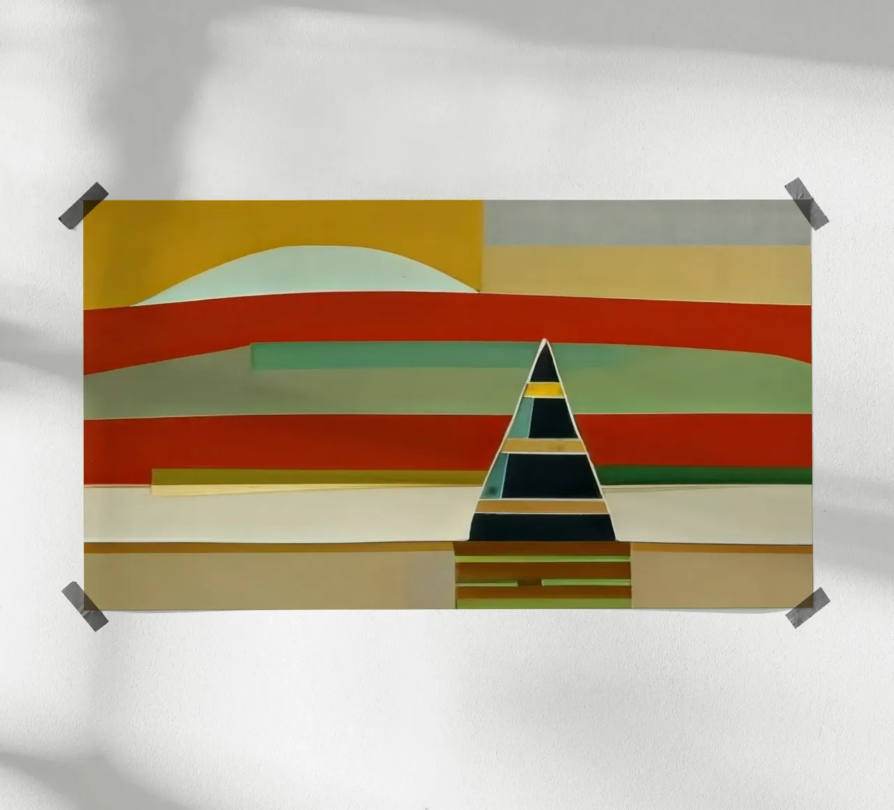 Escursione_di_Visita_Francoforte_4 poster con telaio in plastica da Abstract Art by LK