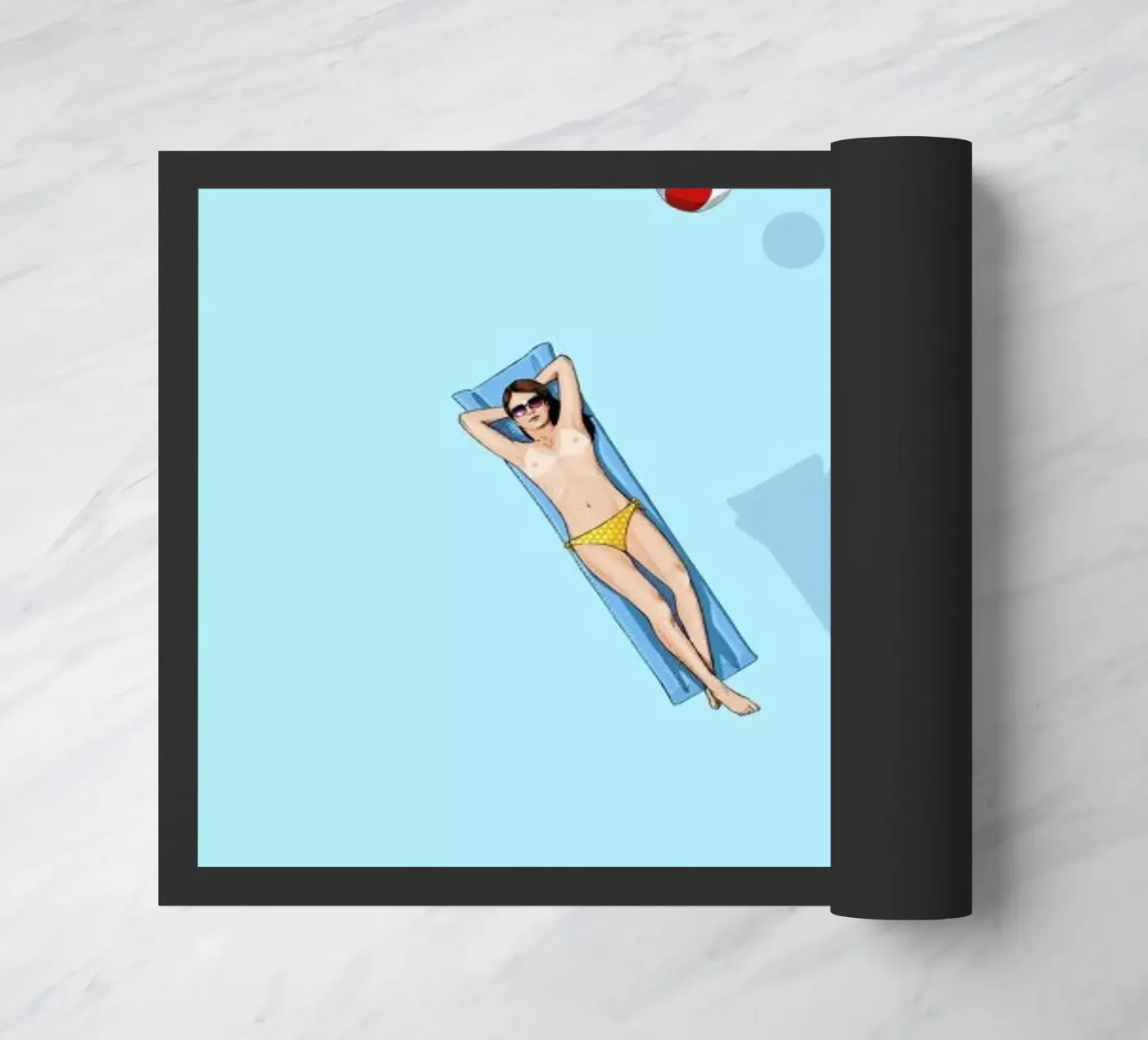 Float Under the Sun deurmat van Jason Ratliff