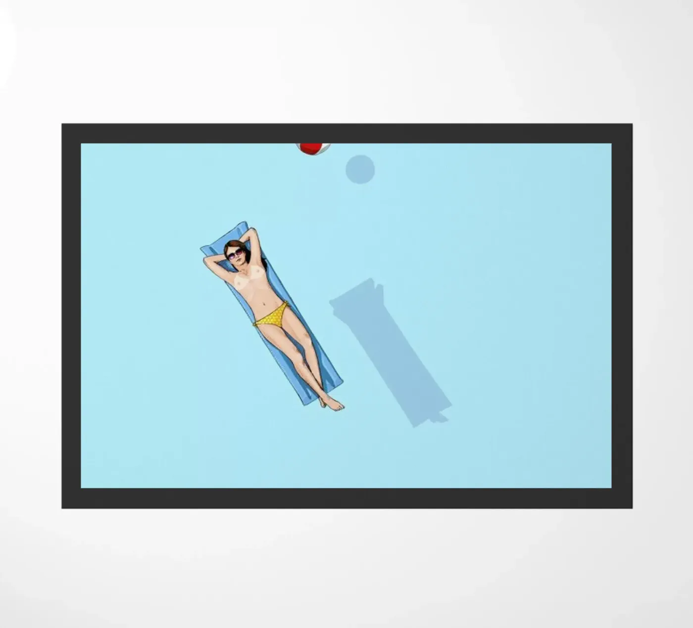 Float Under the Sun deurmat van Jason Ratliff