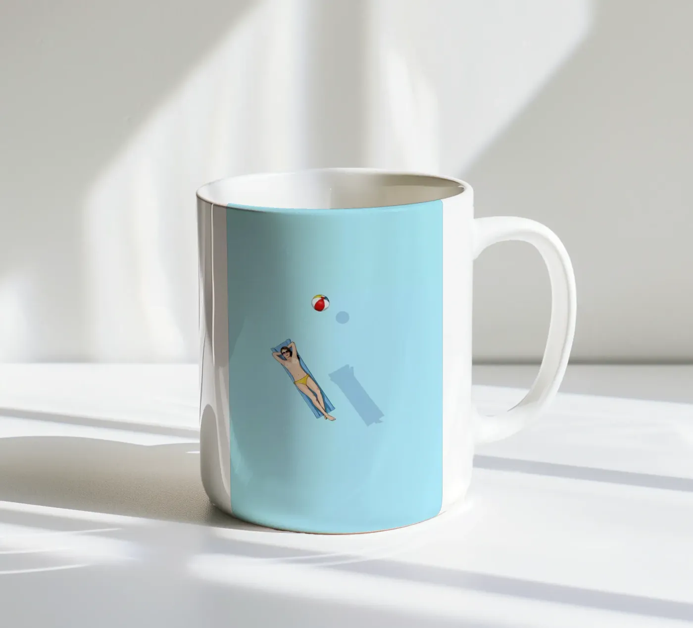 Float Under the Sun ceramic mug by Jason Ratliff