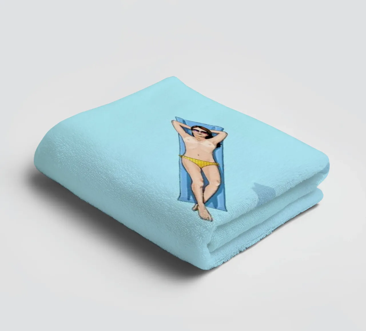 Float Under the Sun asciugamano da bagno da Jason Ratliff