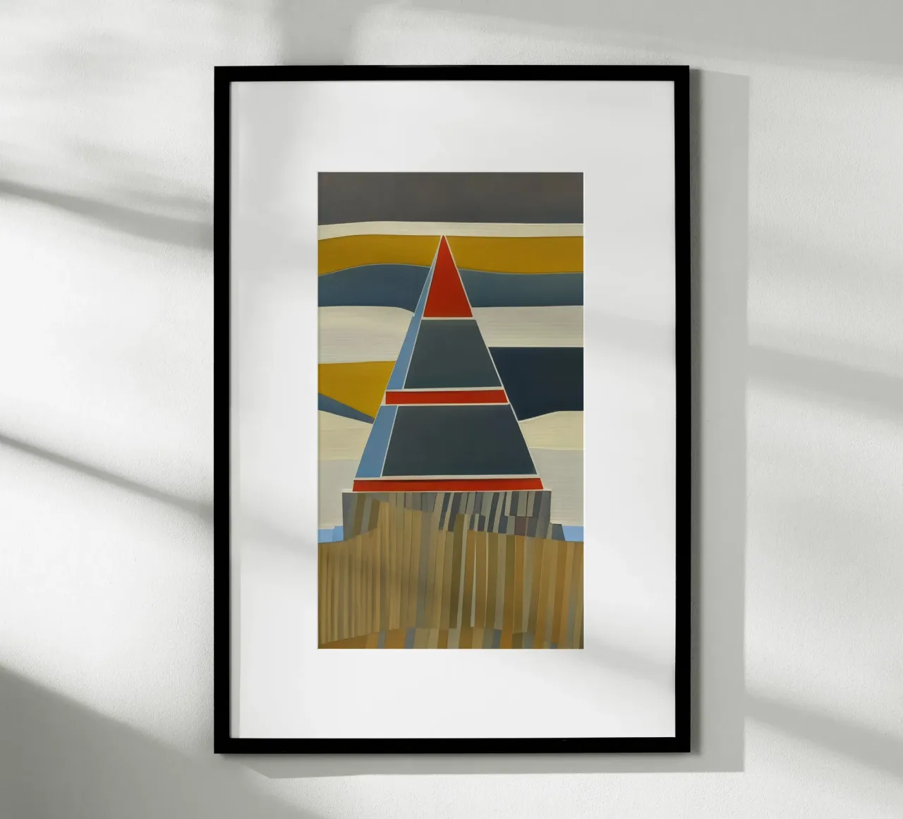 Escursione_di_visita_di_Francoforte_5 poster con telaio in legno da Abstract Art by LK