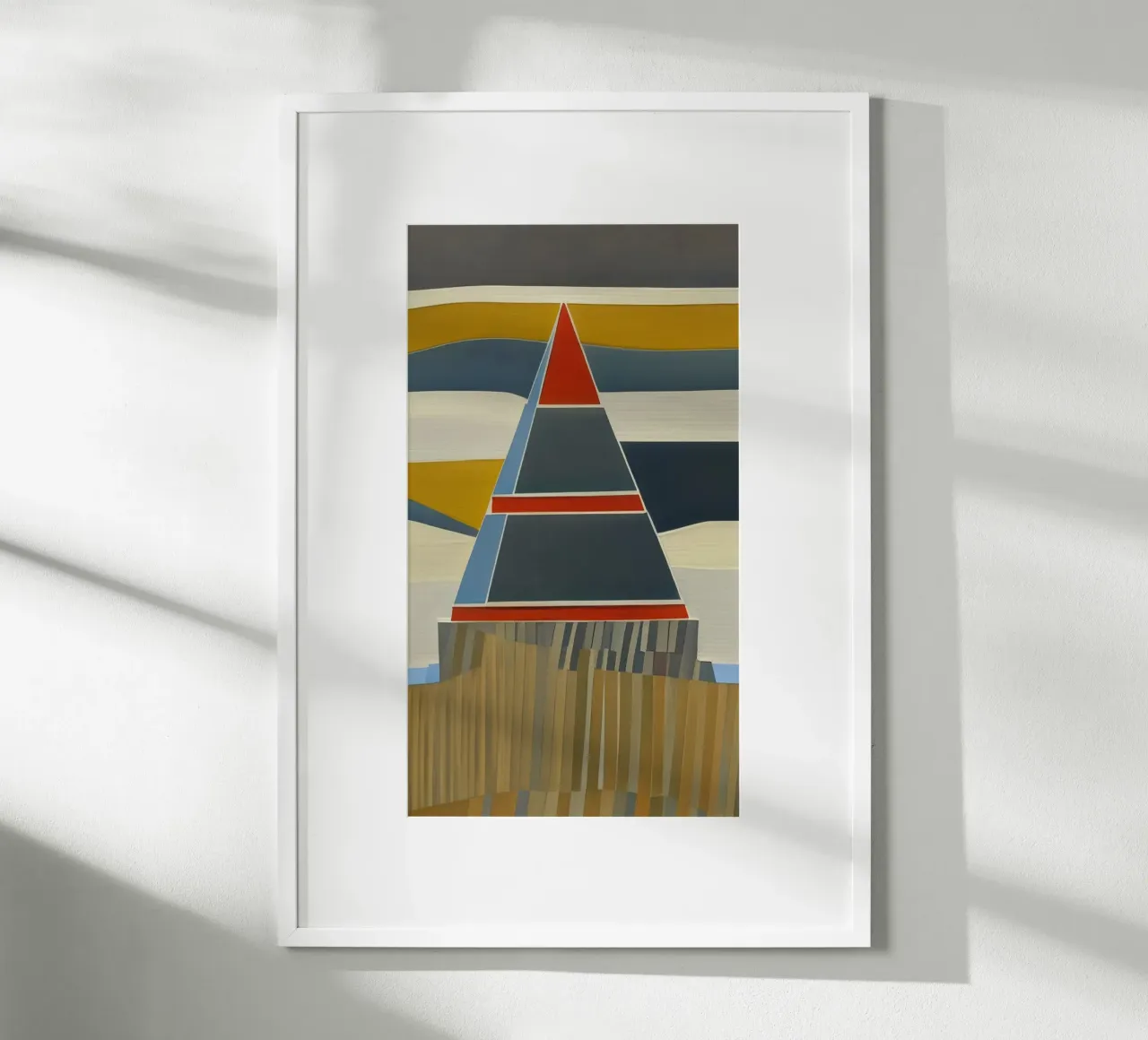 Escursione_di_visita_di_Francoforte_5 poster con telaio in legno da Abstract Art by LK
