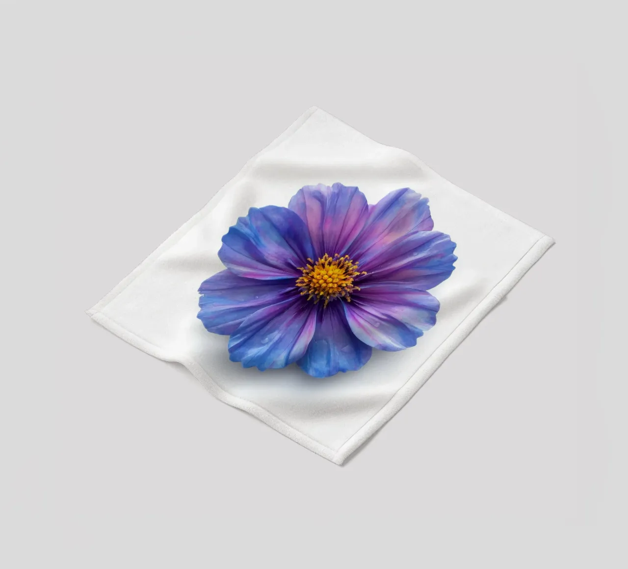 Cosmos Flower 3 fleece blanket by Bold Blooms