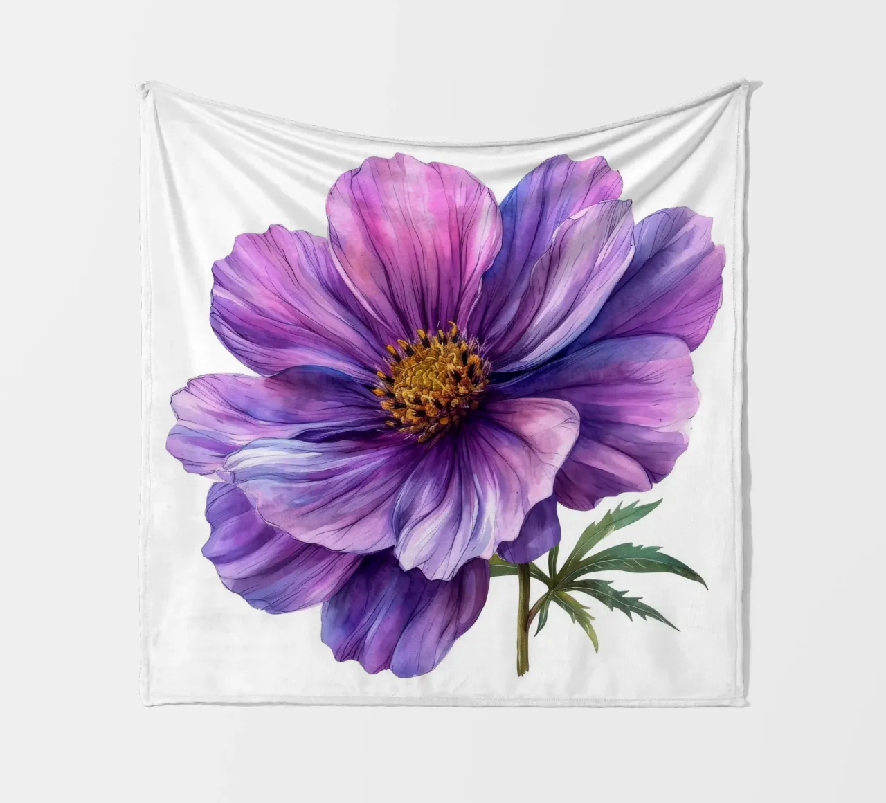 Fiore di cosmo 1 coperta in pile da Bold Blooms