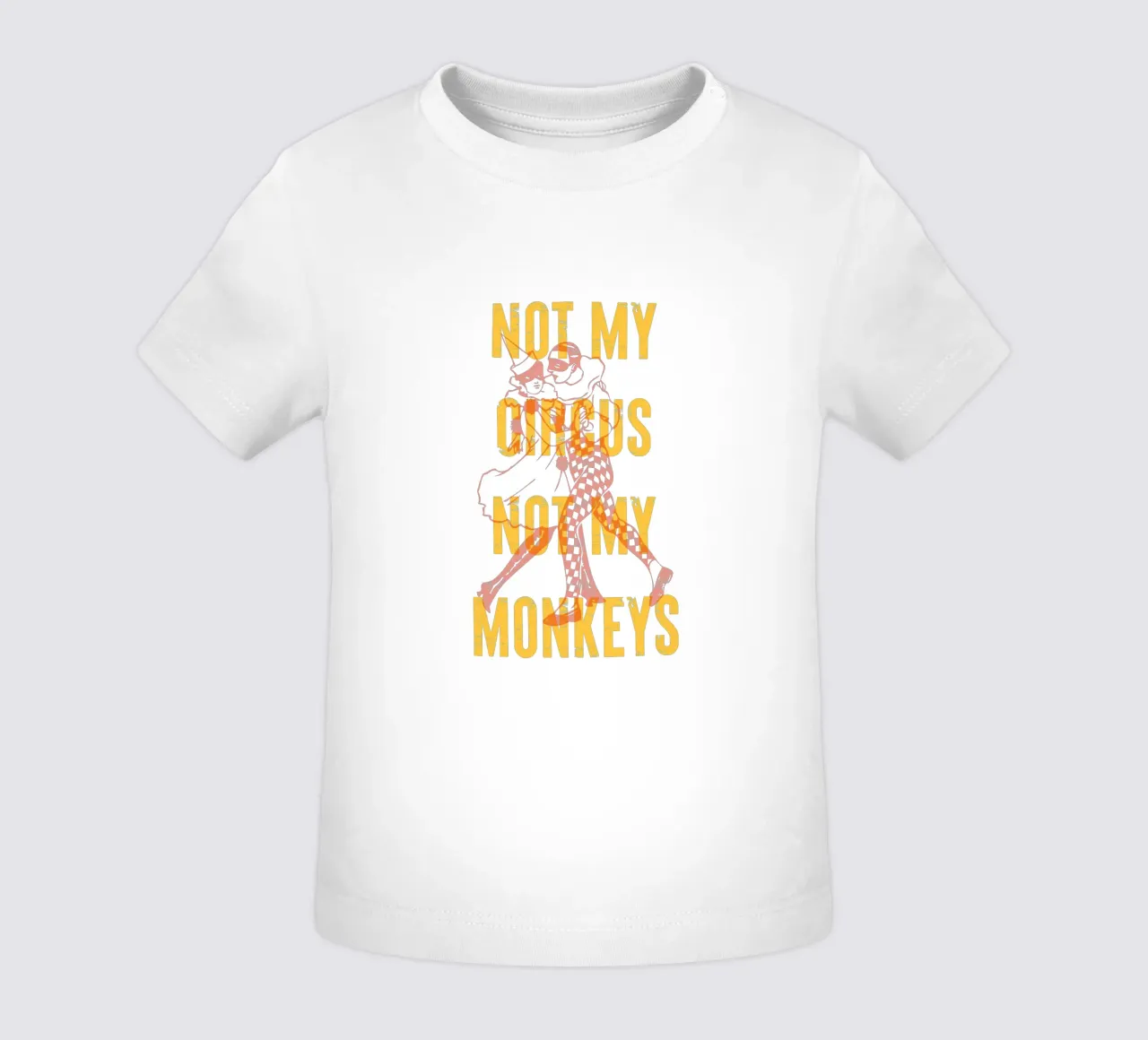Nicht mein Zirkus, nicht meine Affen Baby T-Shirt von Vintagrafica