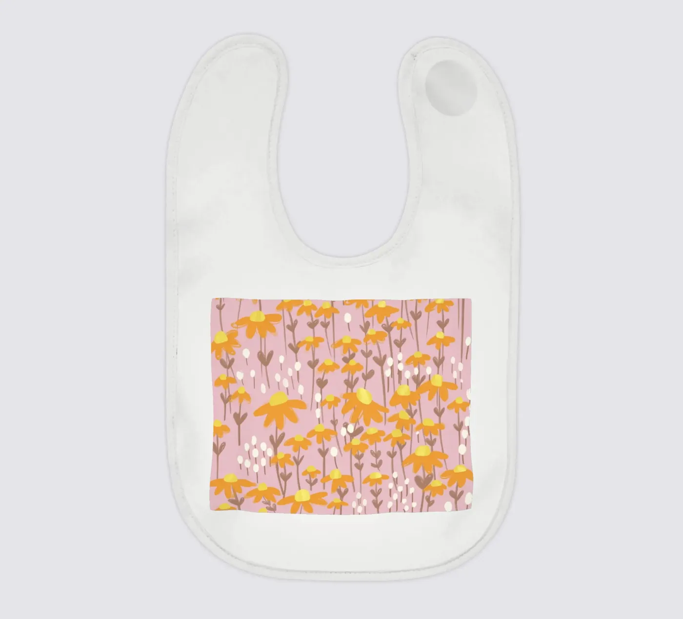 Chamomile baby bib by GigiRosado