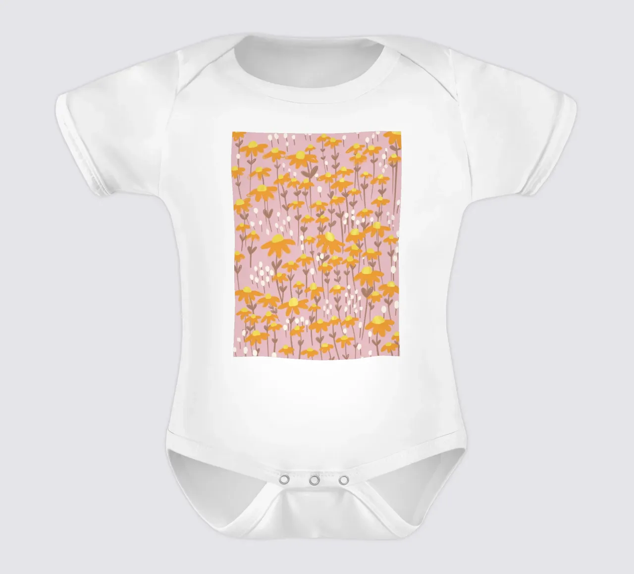 Chamomile body neonato maniche corte da GigiRosado