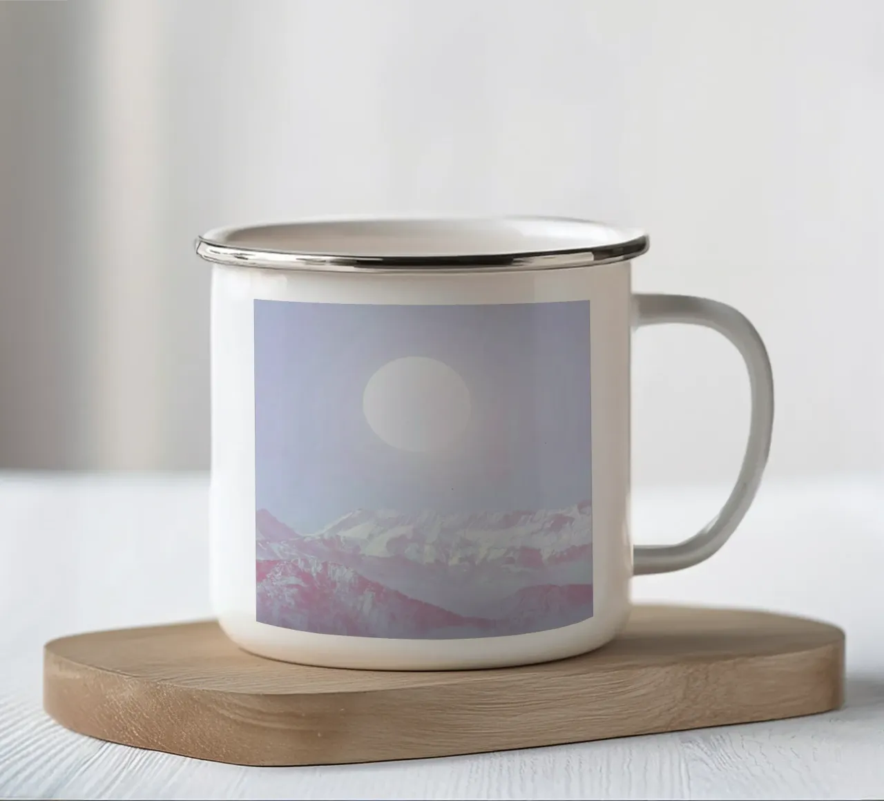 Perle enamel mug by Ruei