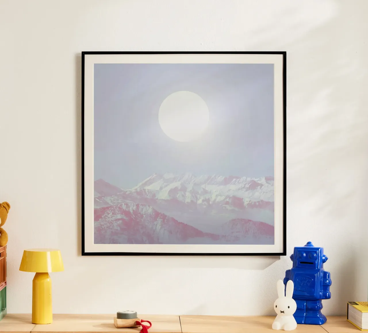 Perle poster con telaio in legno da Ruei