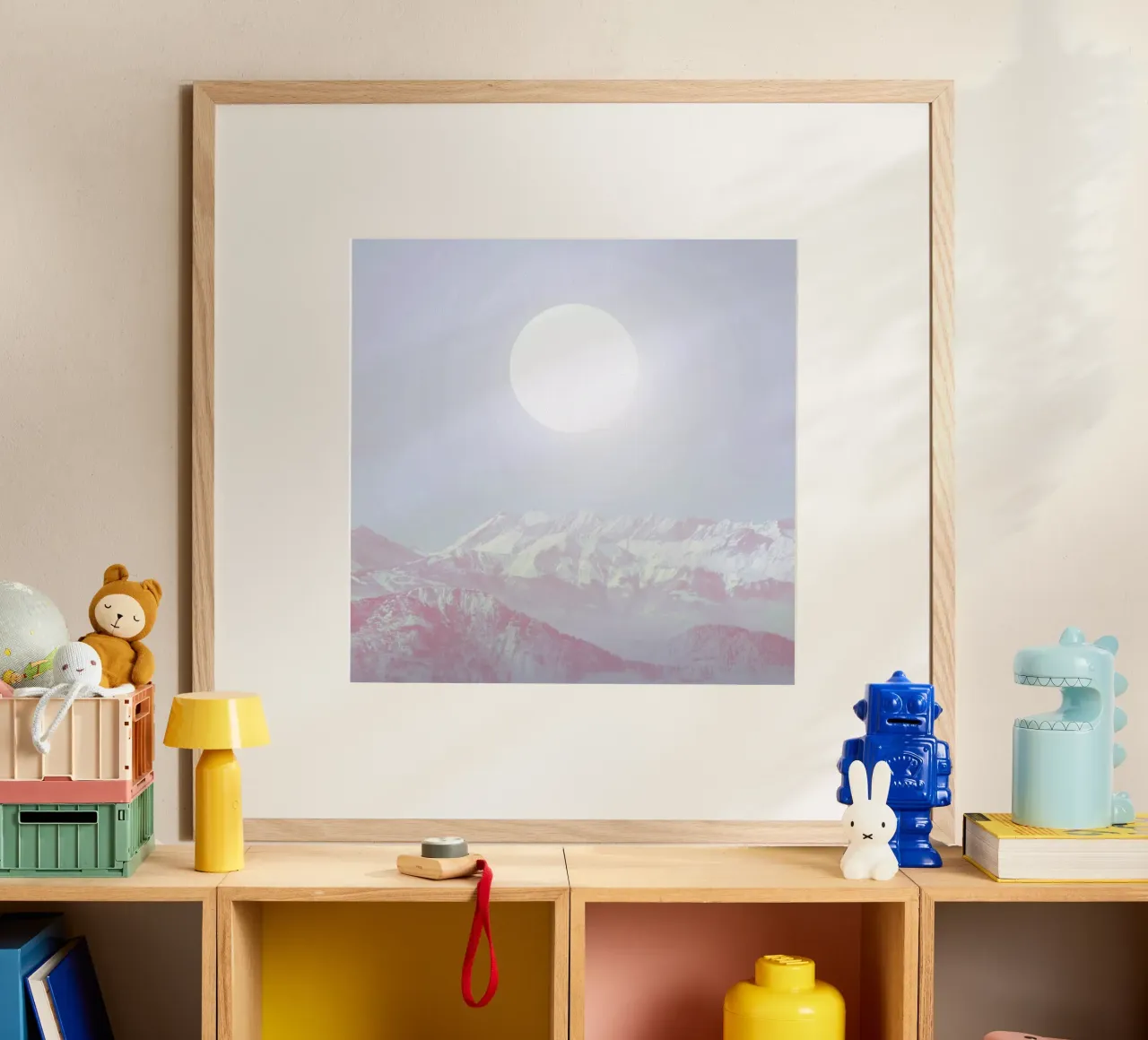 Perle poster con telaio in legno da Ruei