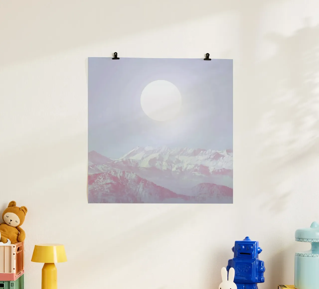 Perle poster con telaio in legno da Ruei