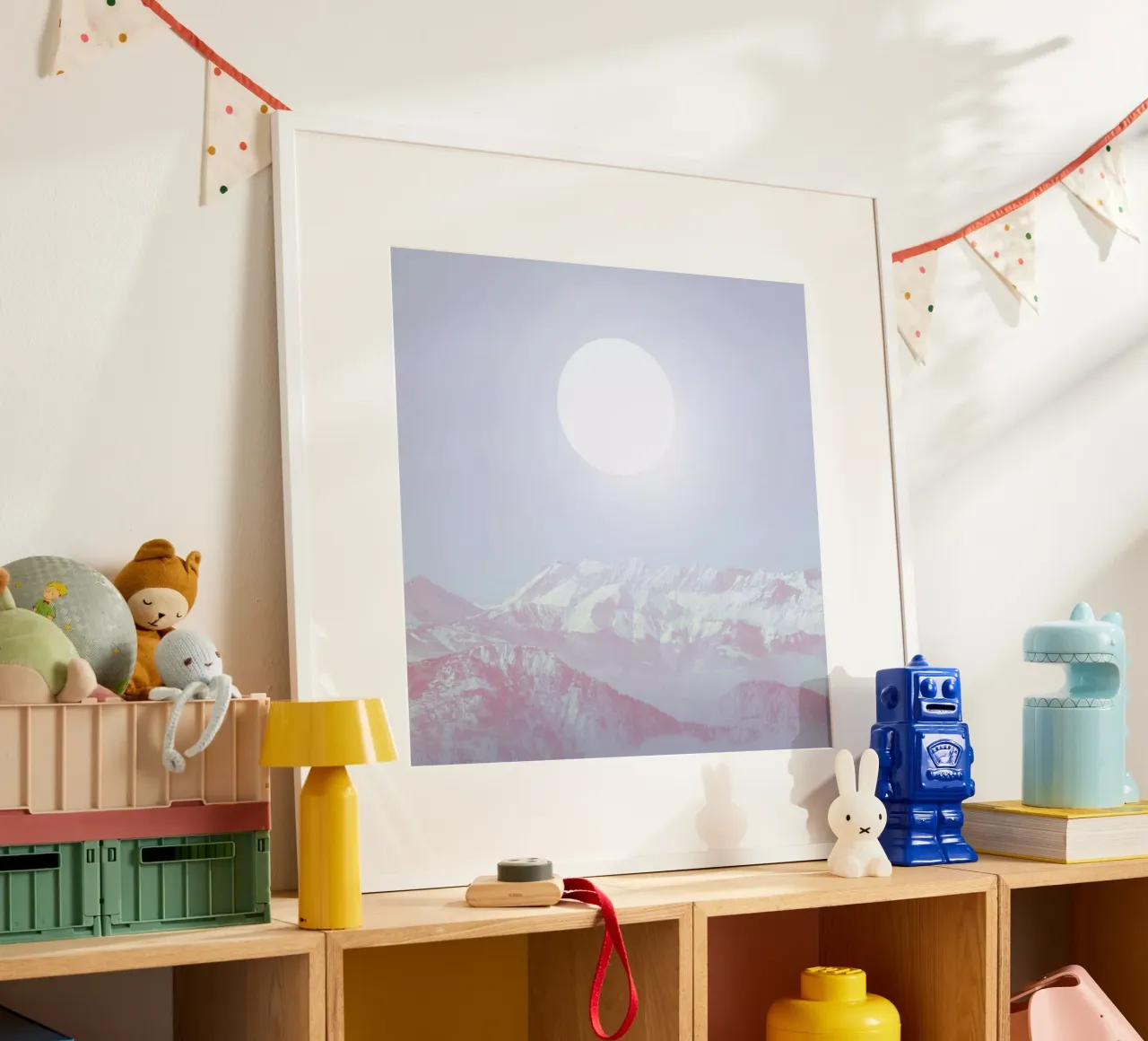 Perle poster con telaio in legno da Ruei