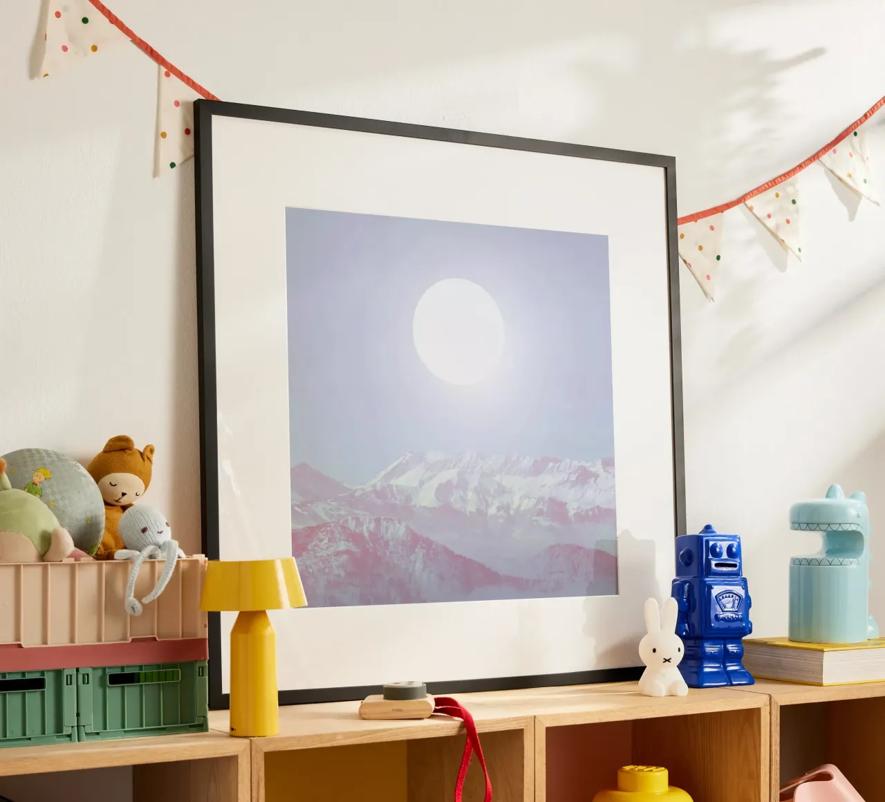 Perle poster con telaio in legno da Ruei