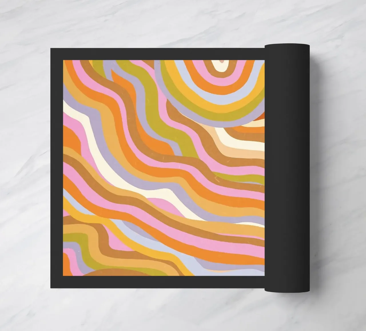 Painted marble Fußmatte von GigiRosado