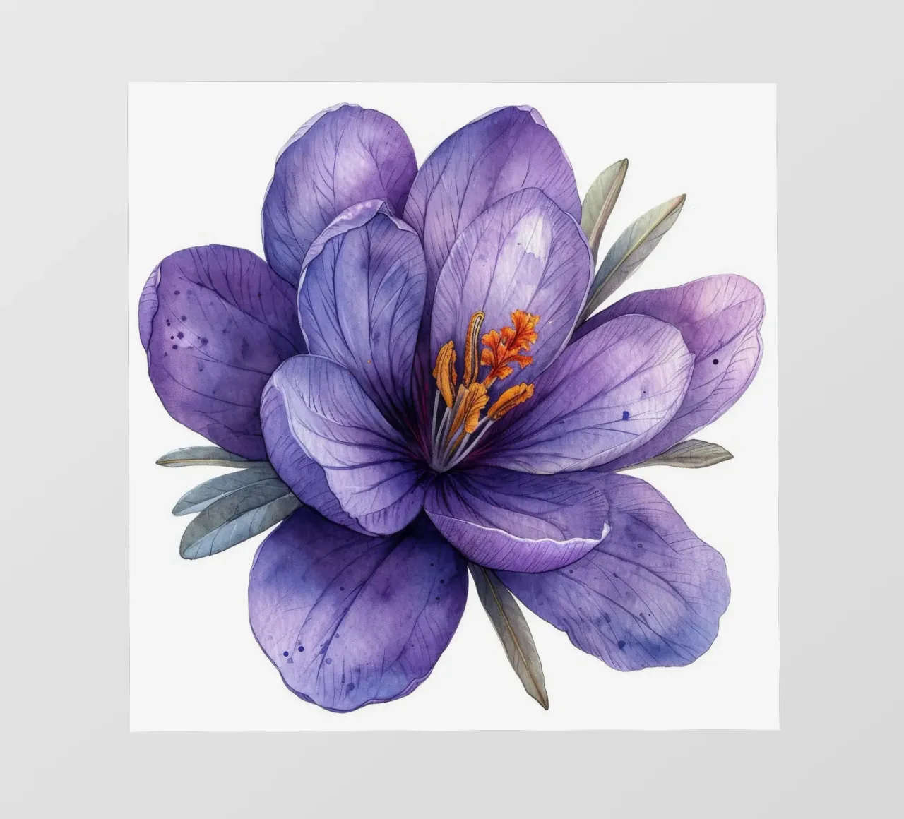 Fiore di croco 2 pellicola backlit da Bold Blooms