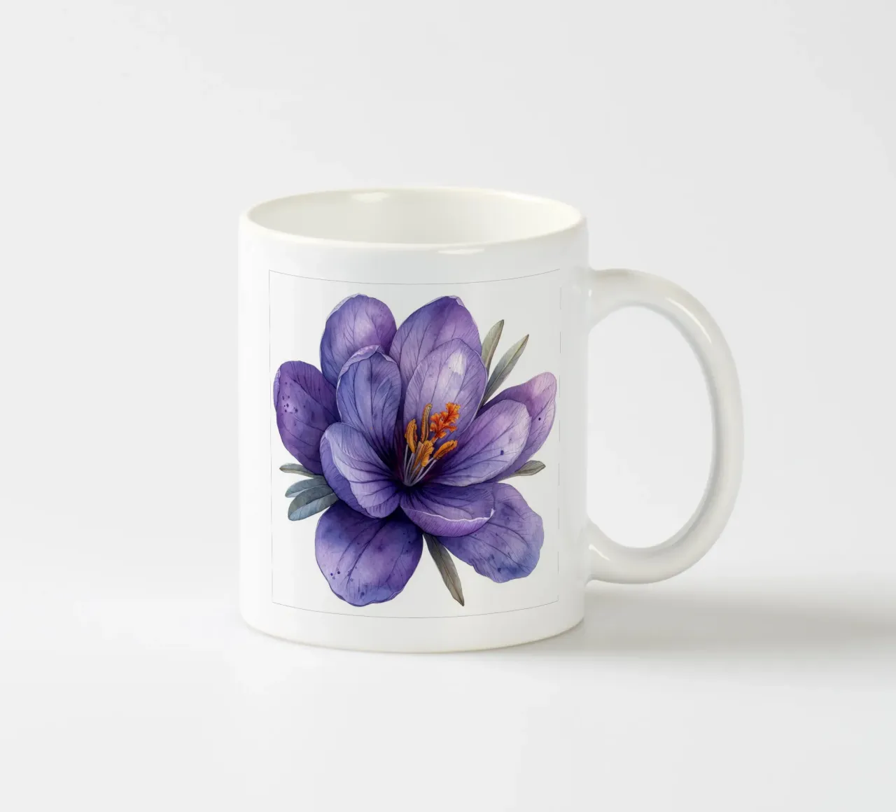 Fiore di croco 2 tazza in ceramica da Bold Blooms
