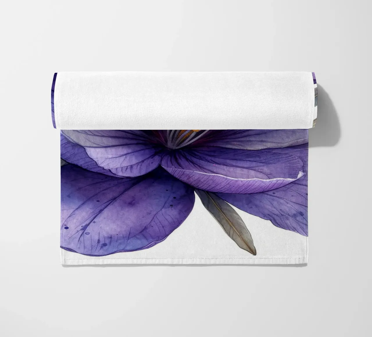 Fiore di croco 2 telo mare da Bold Blooms
